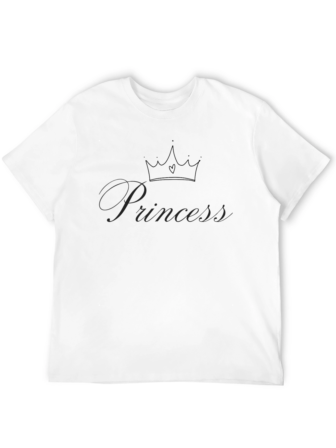 Princess Graphic Black T-Shirt
