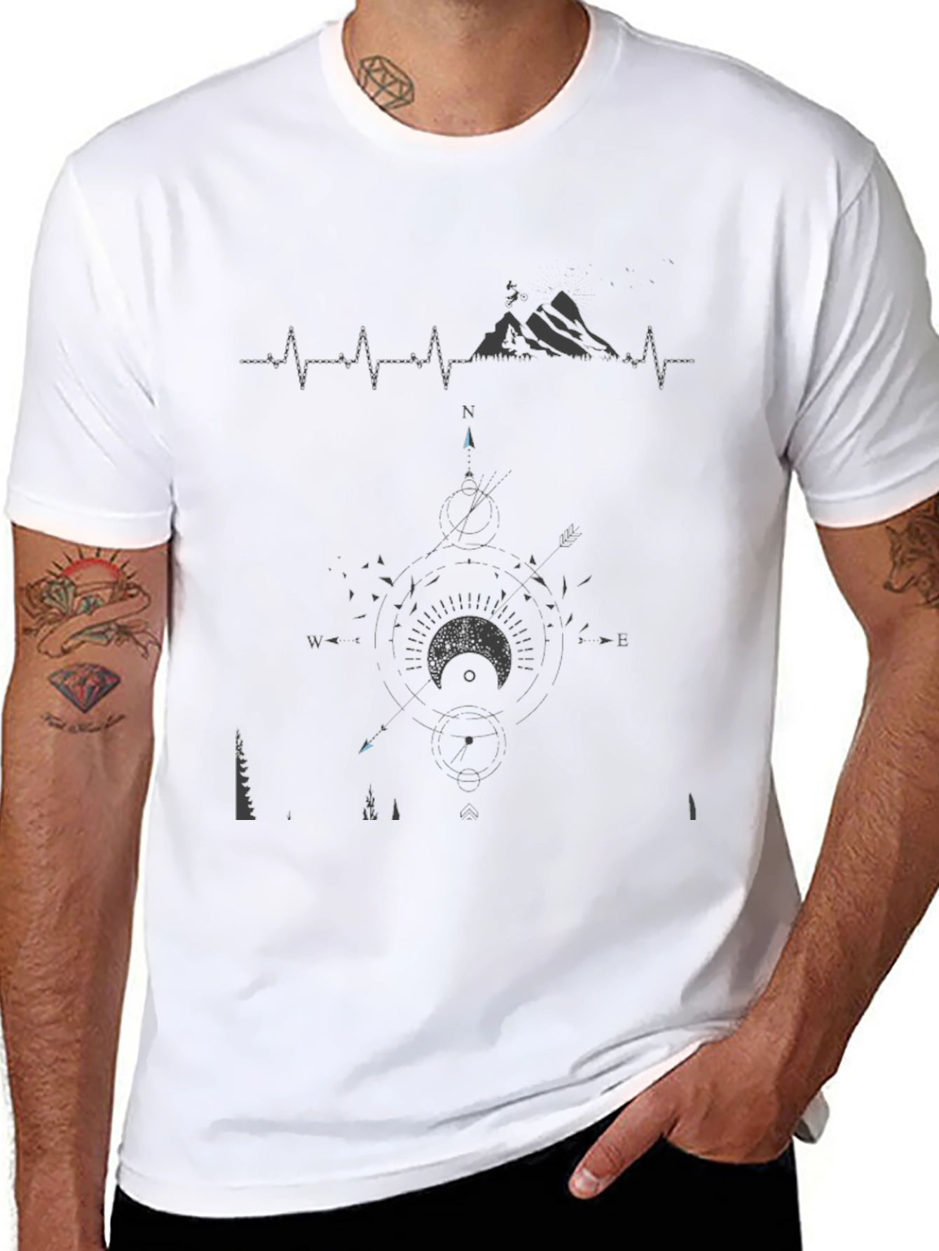 Mountain Heartbeat Graphic Tee