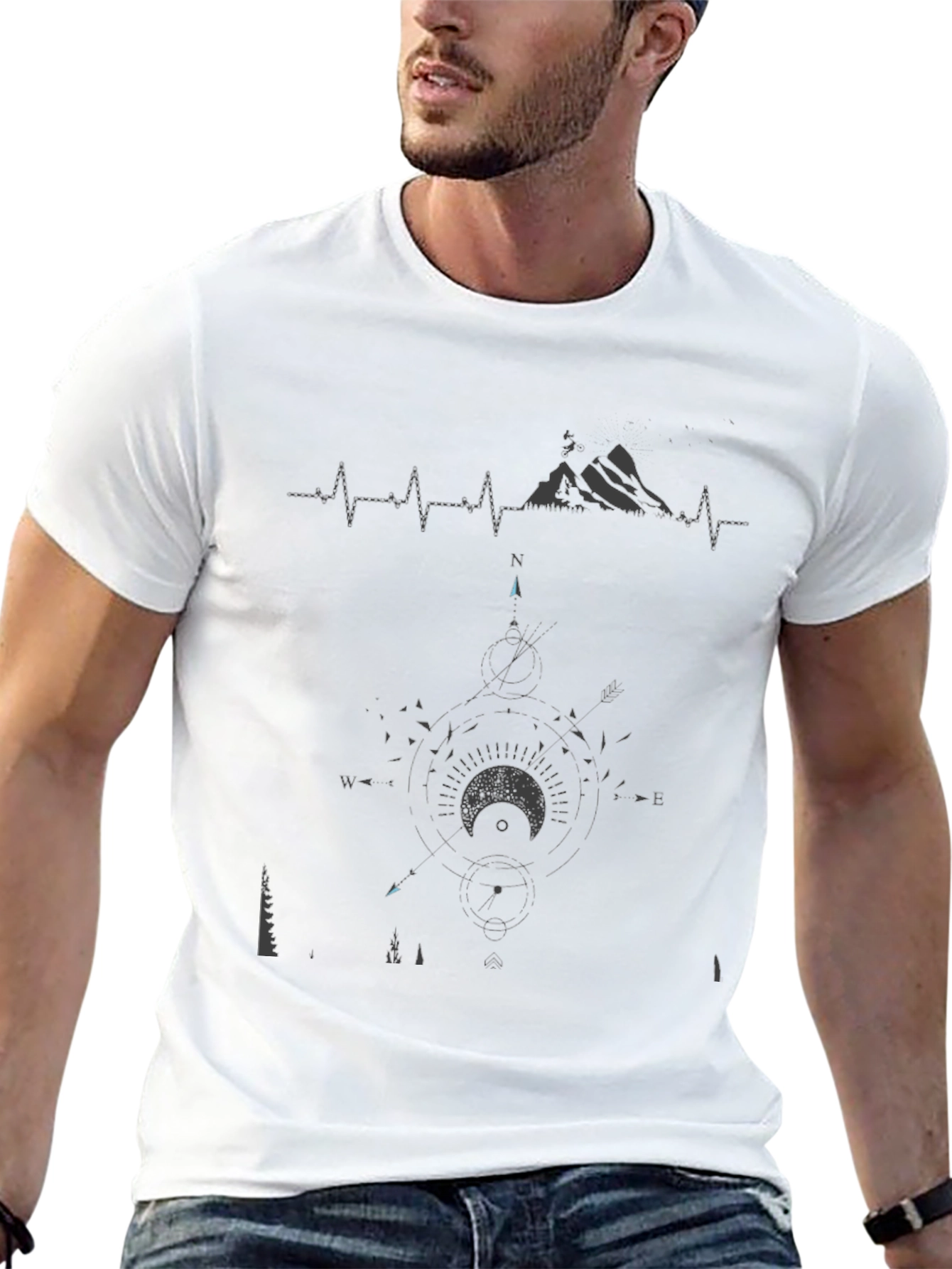 Mountain Heartbeat Graphic Tee