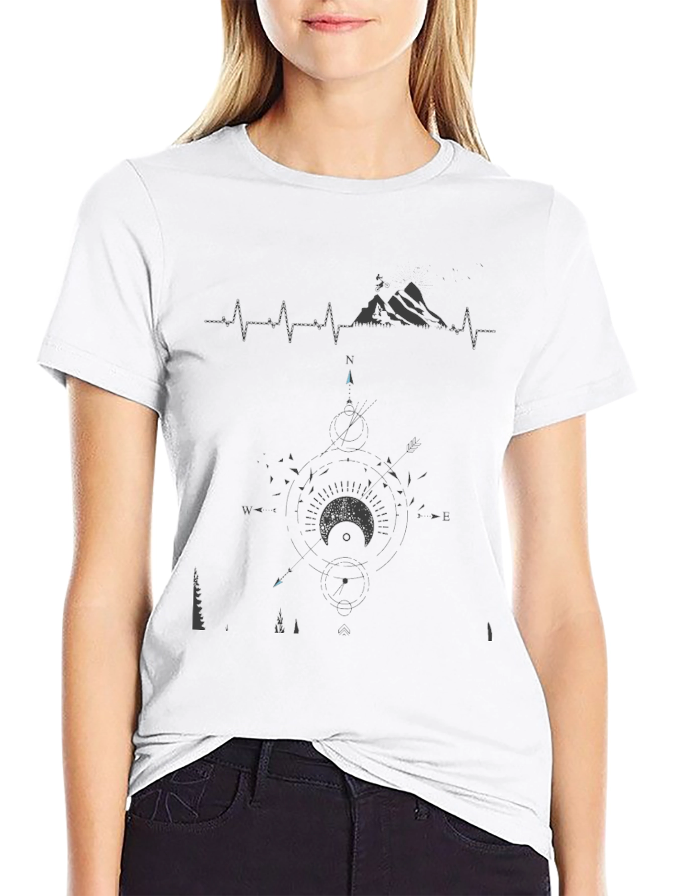 Mountain Heartbeat Graphic Tee