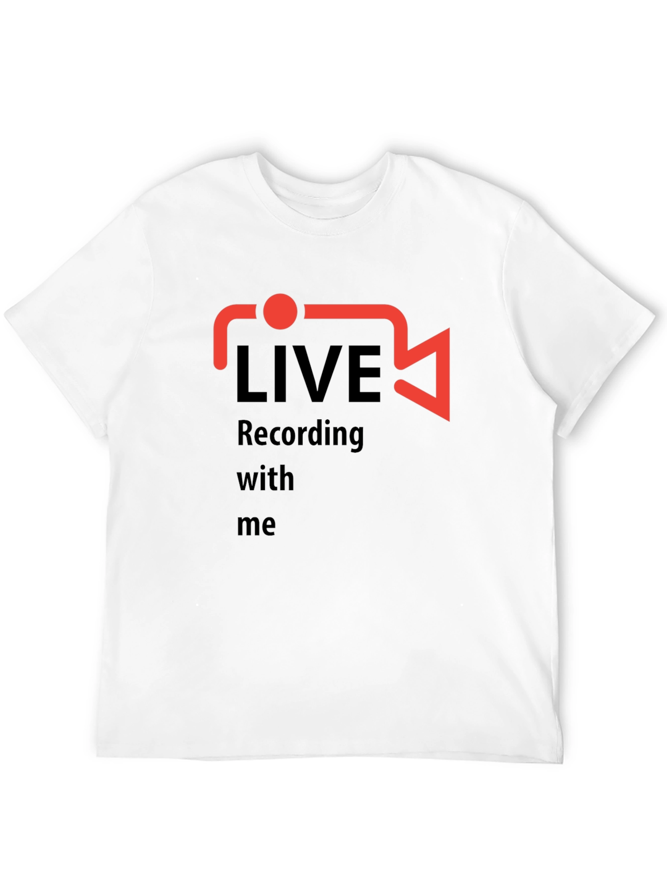 Live Recording Tee - Black
