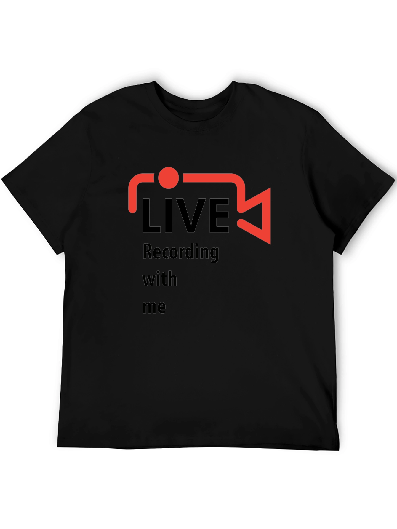 Live Recording Tee - Black