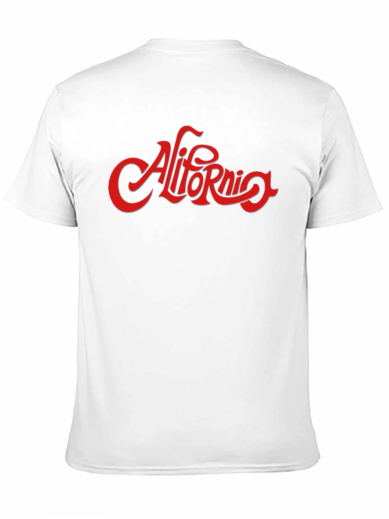 California Graphic Print Black T-Shirt