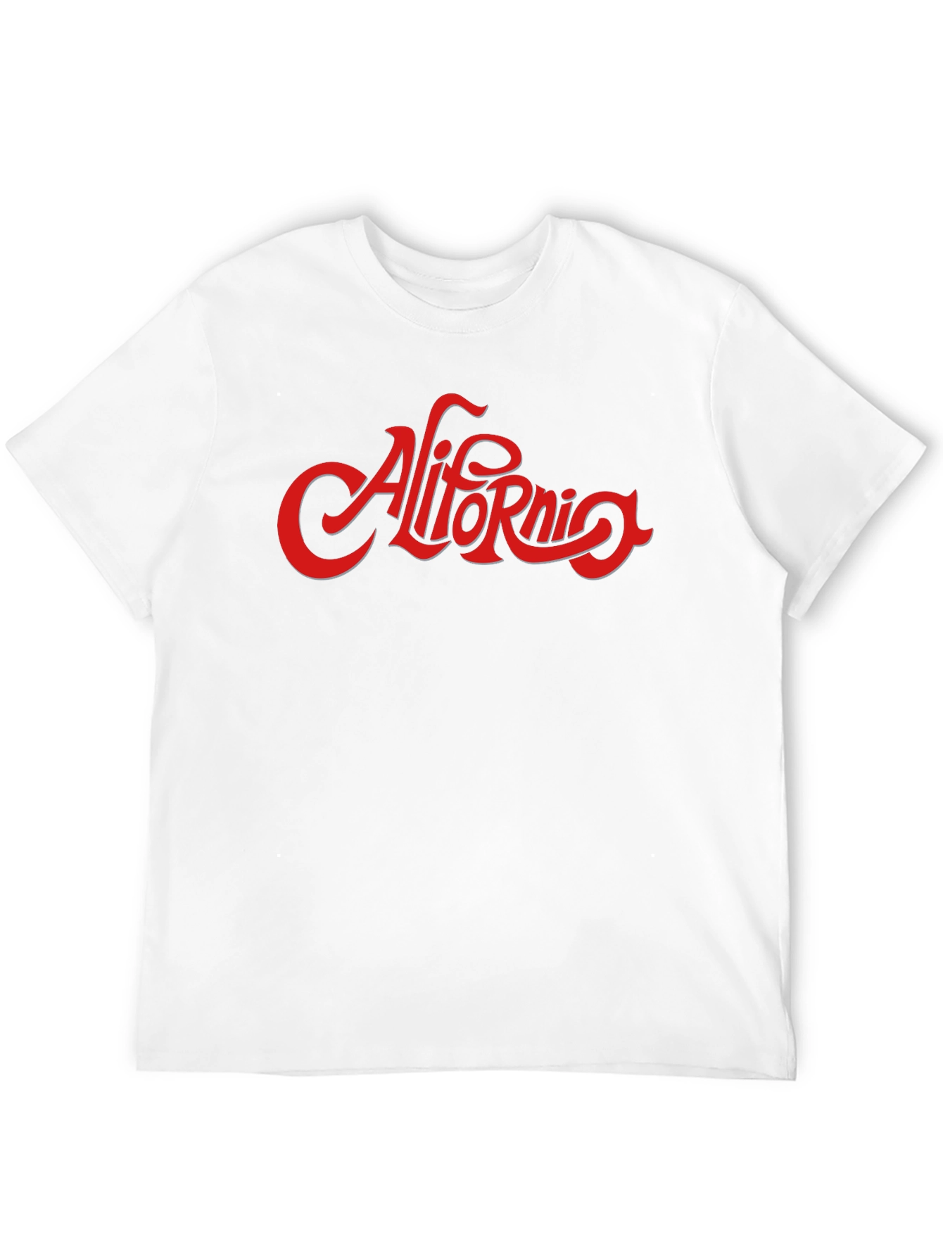 California Graphic Print Black T-Shirt