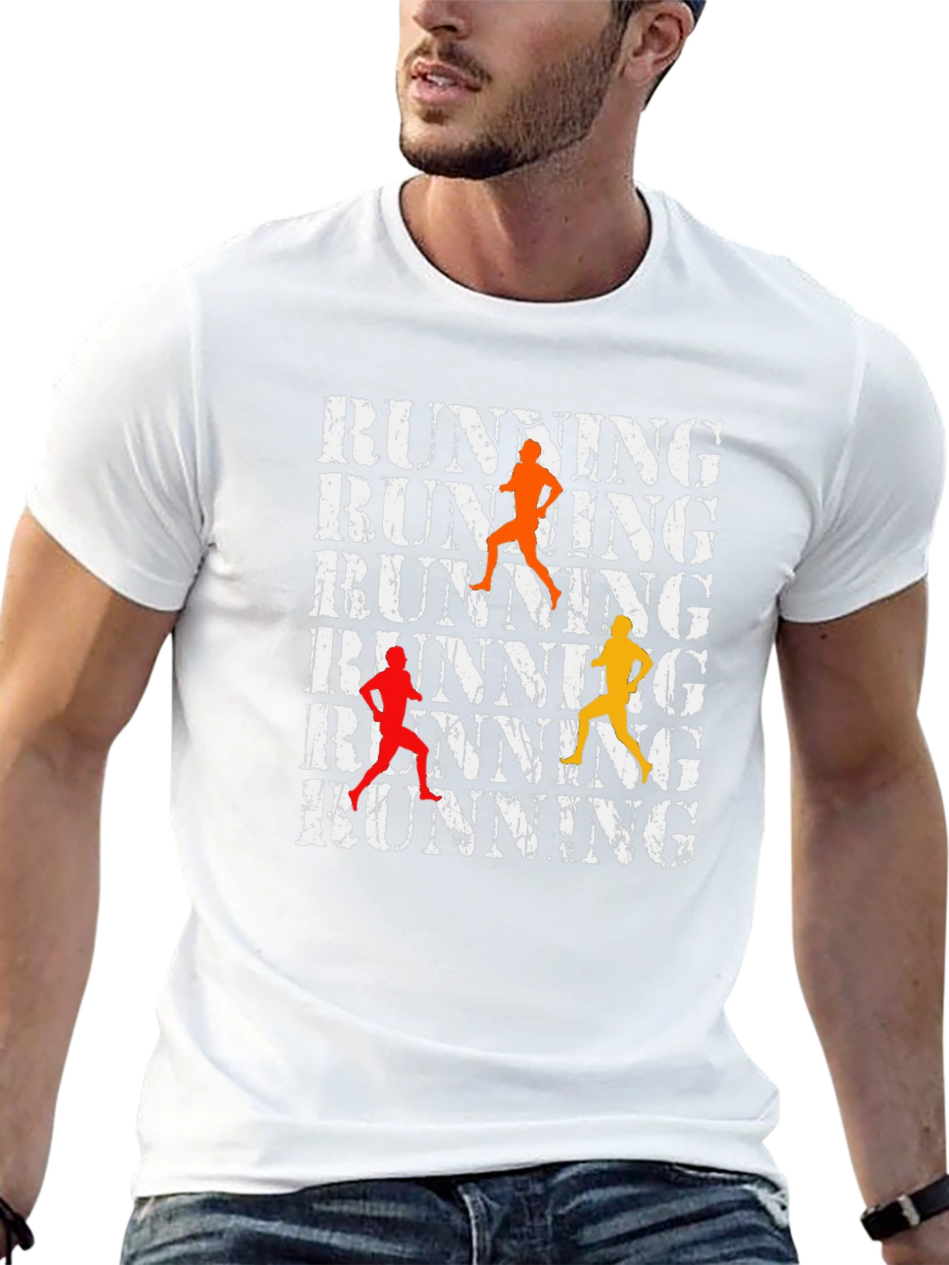 Running Graphic T-Shirt - Stylish Activewear