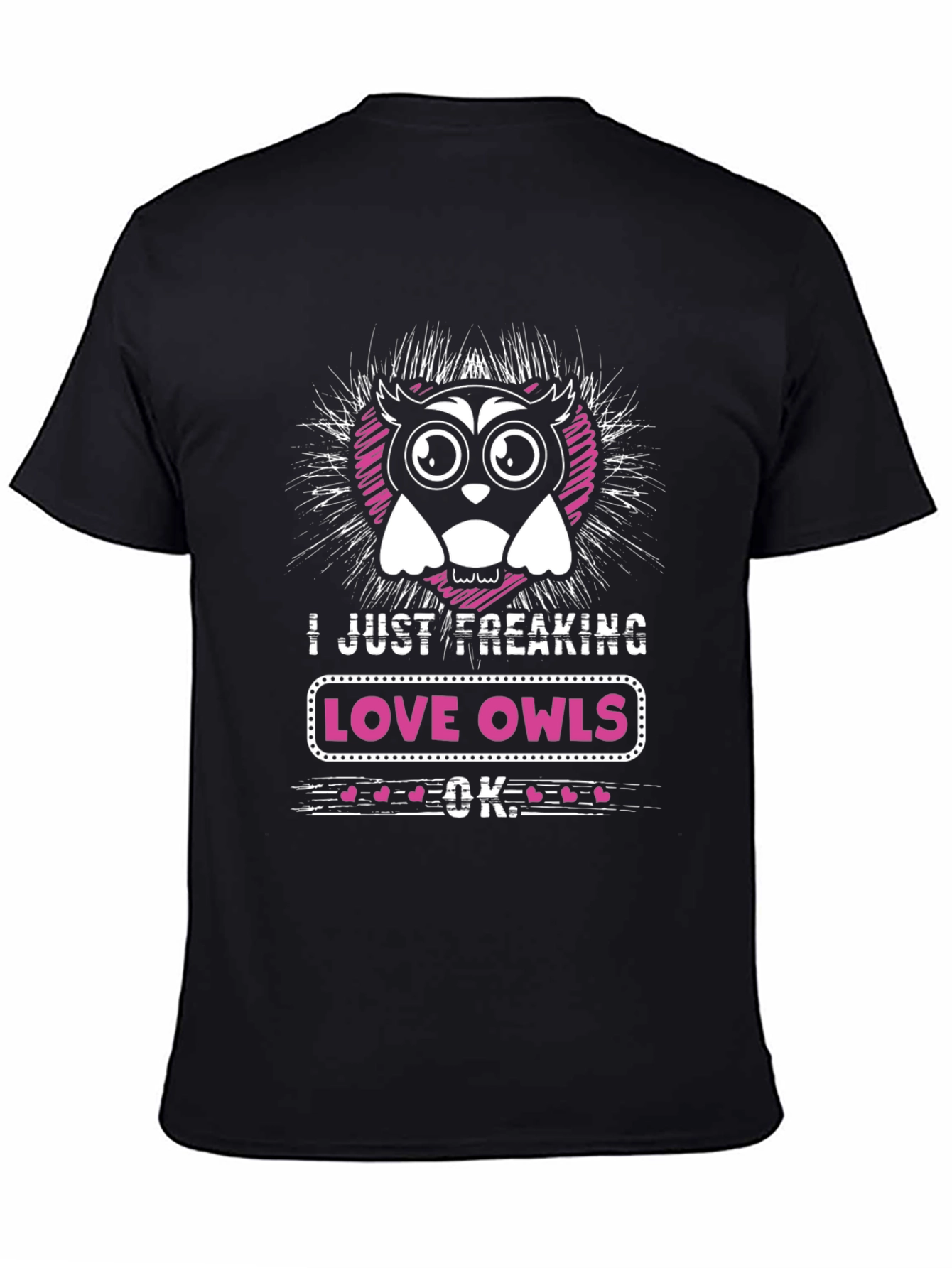 I Love Owls Graphic T-Shirt