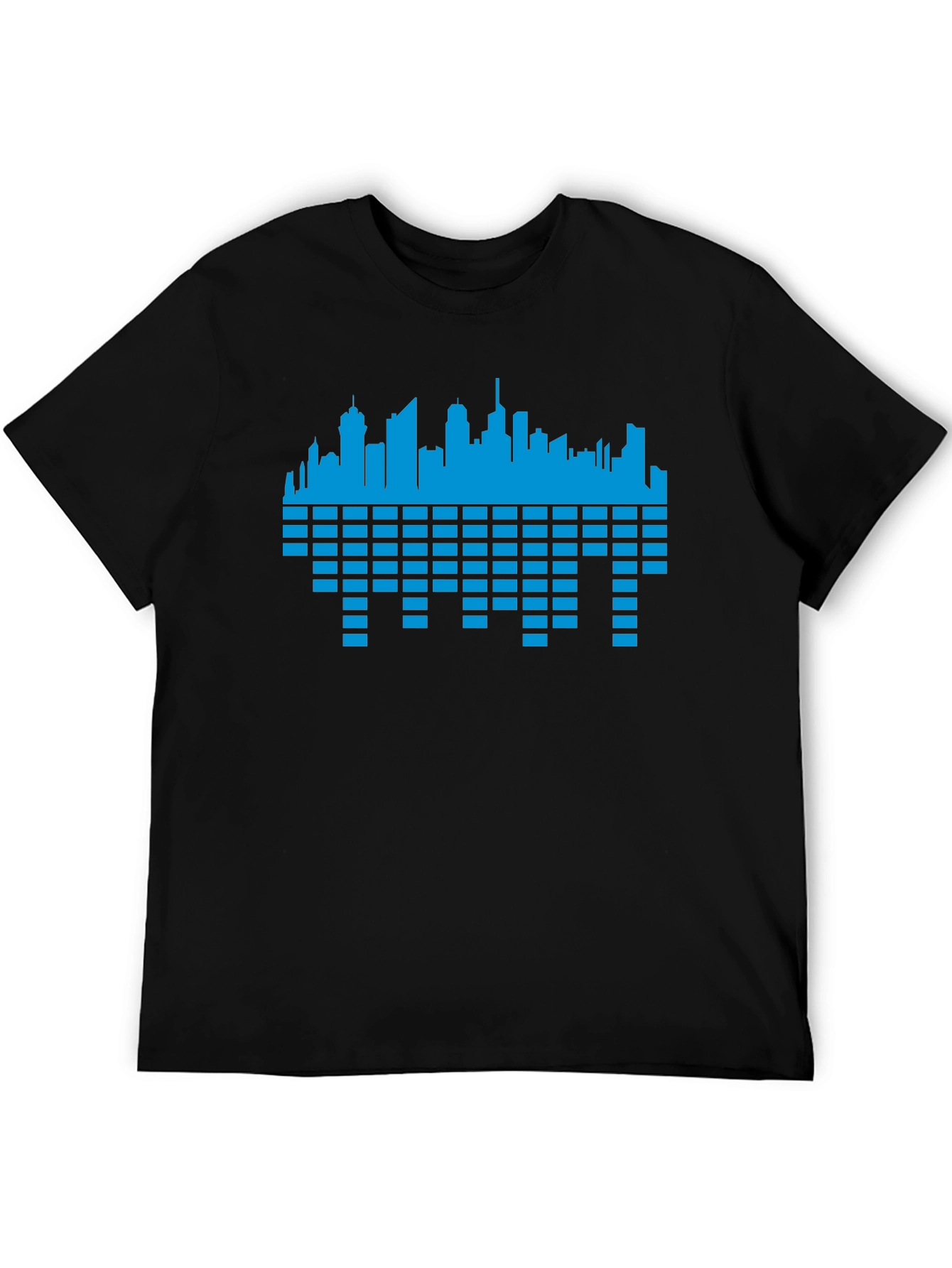 Cityscape Equalizer Graphic Tee