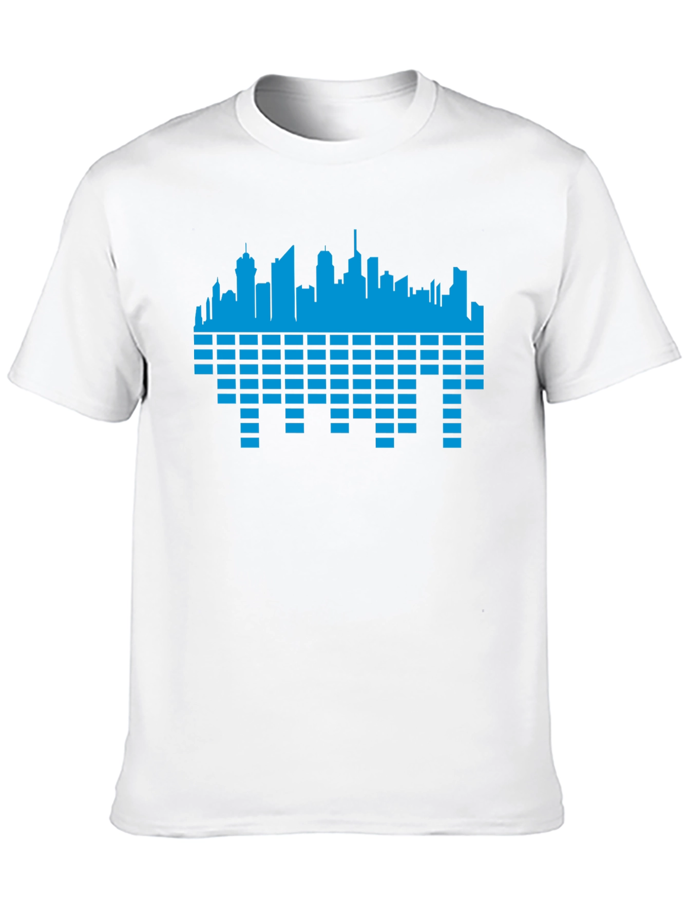 Cityscape Equalizer Graphic Tee