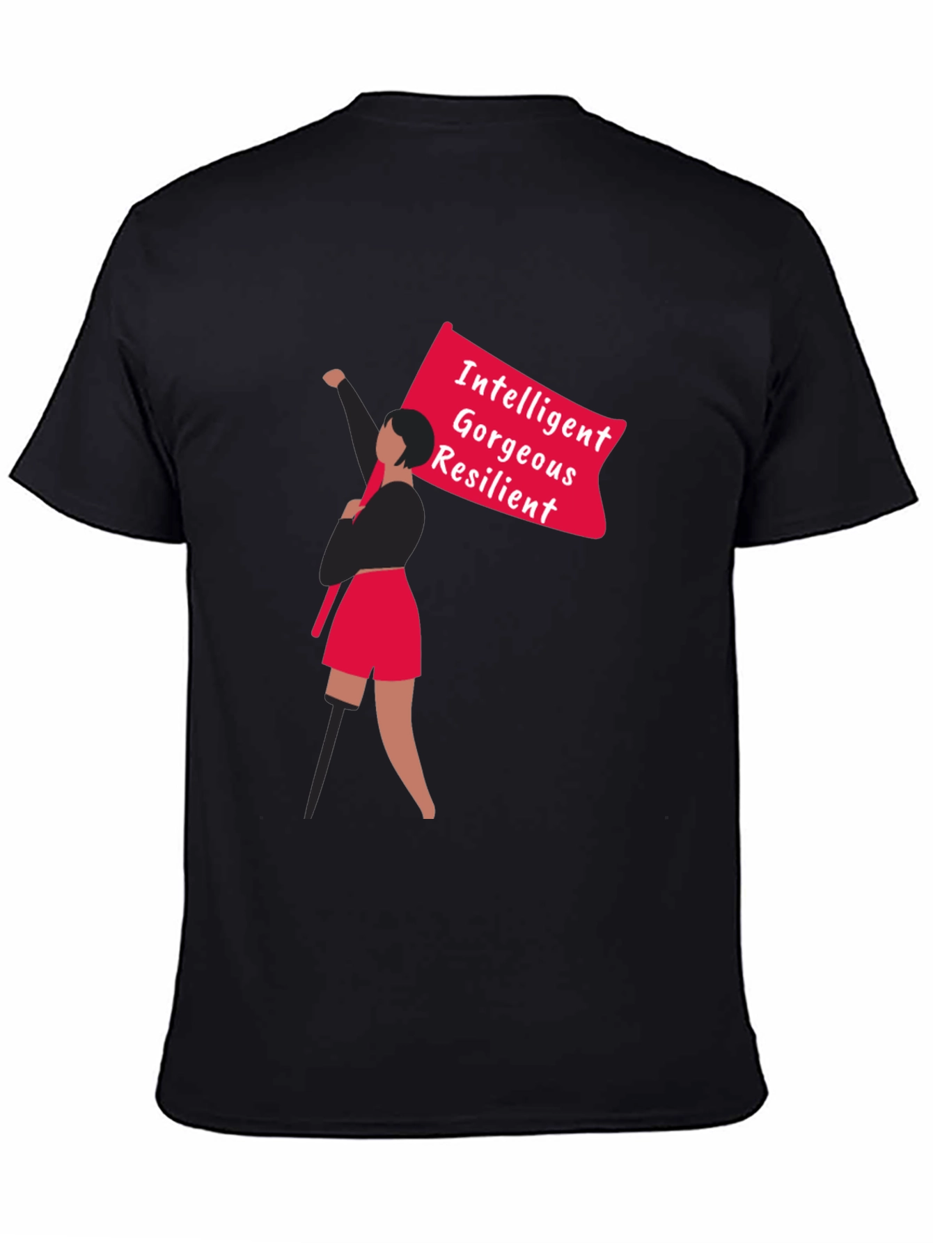 Empowered Graphic Tee - Intelligent Gorgeous Resilient