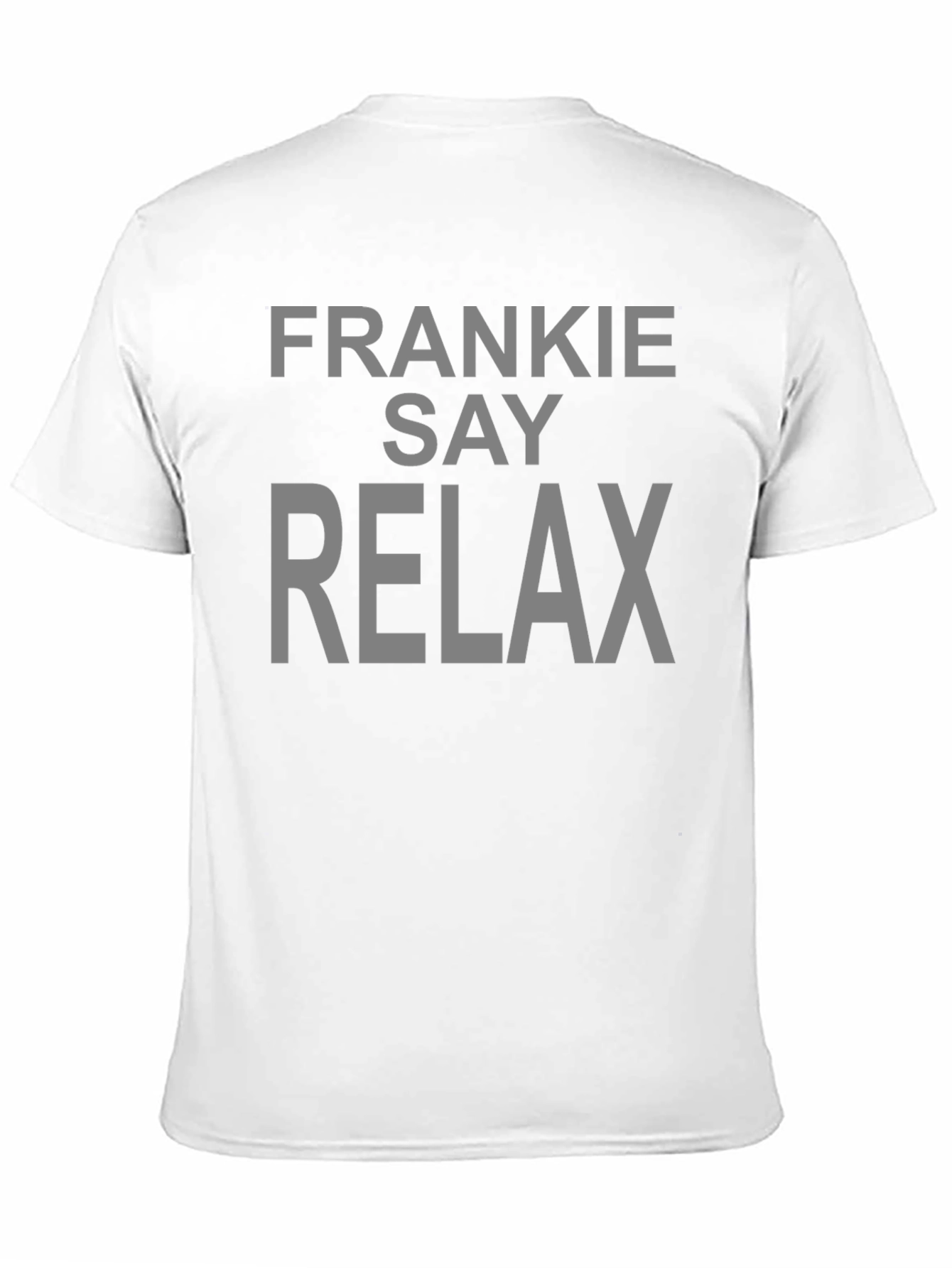 Frankie Say Relax Graphic Tee - Black Cotton T-Shirt