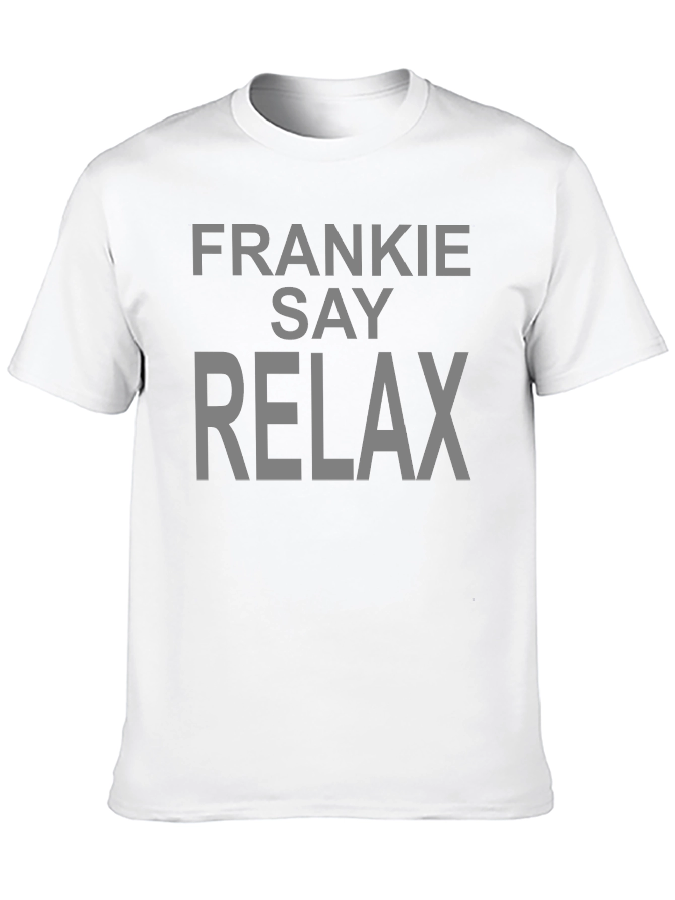 Frankie Say Relax Graphic Tee - Black Cotton T-Shirt
