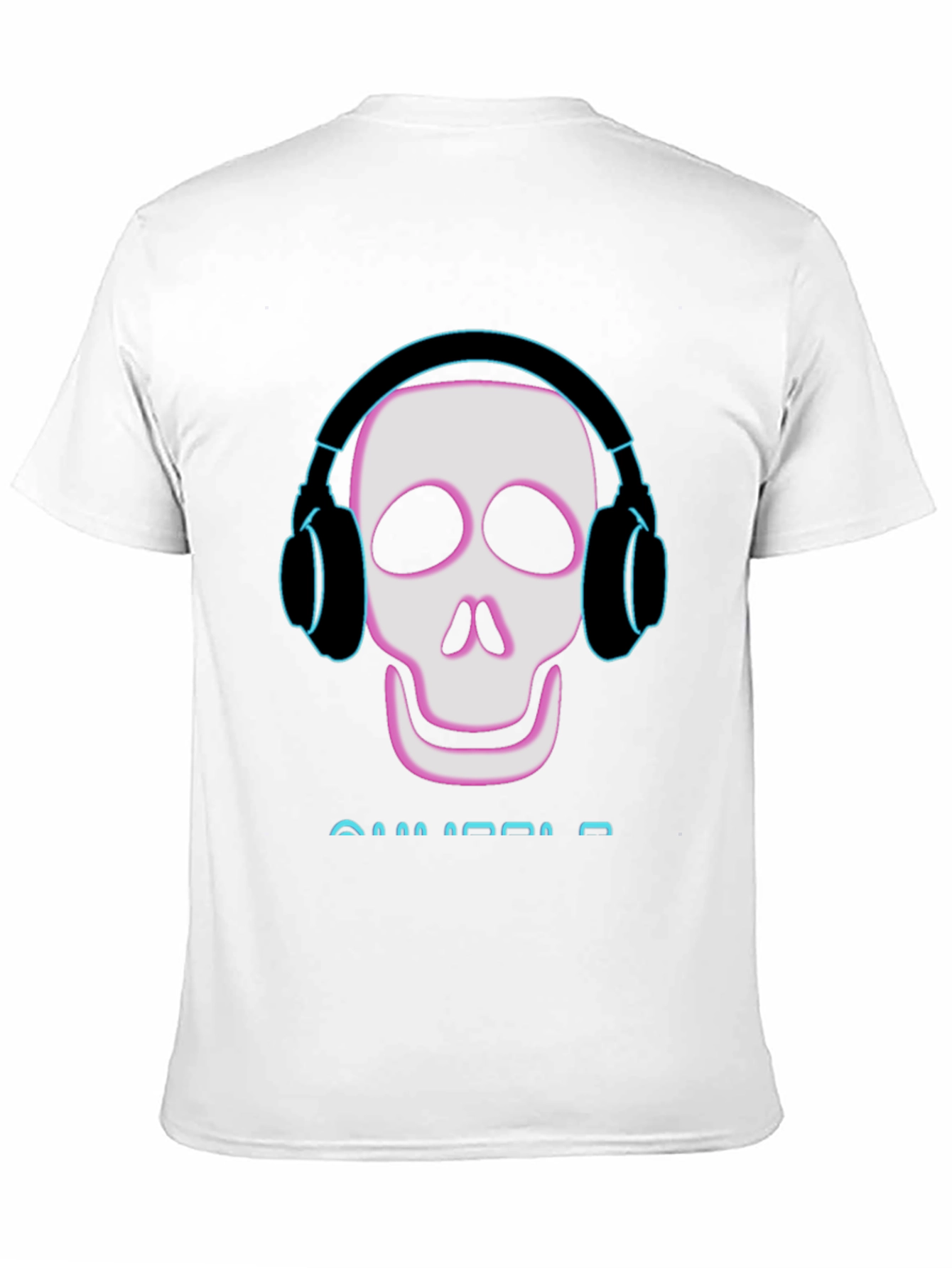 Skull With Headphones Graphic Tee