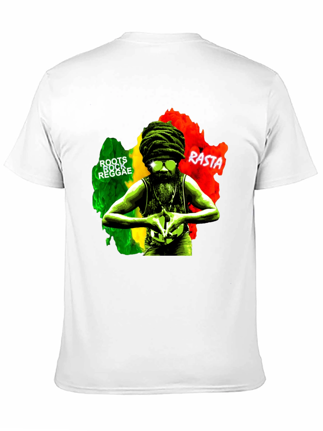 Rasta Roots Reggae T-Shirt - Black