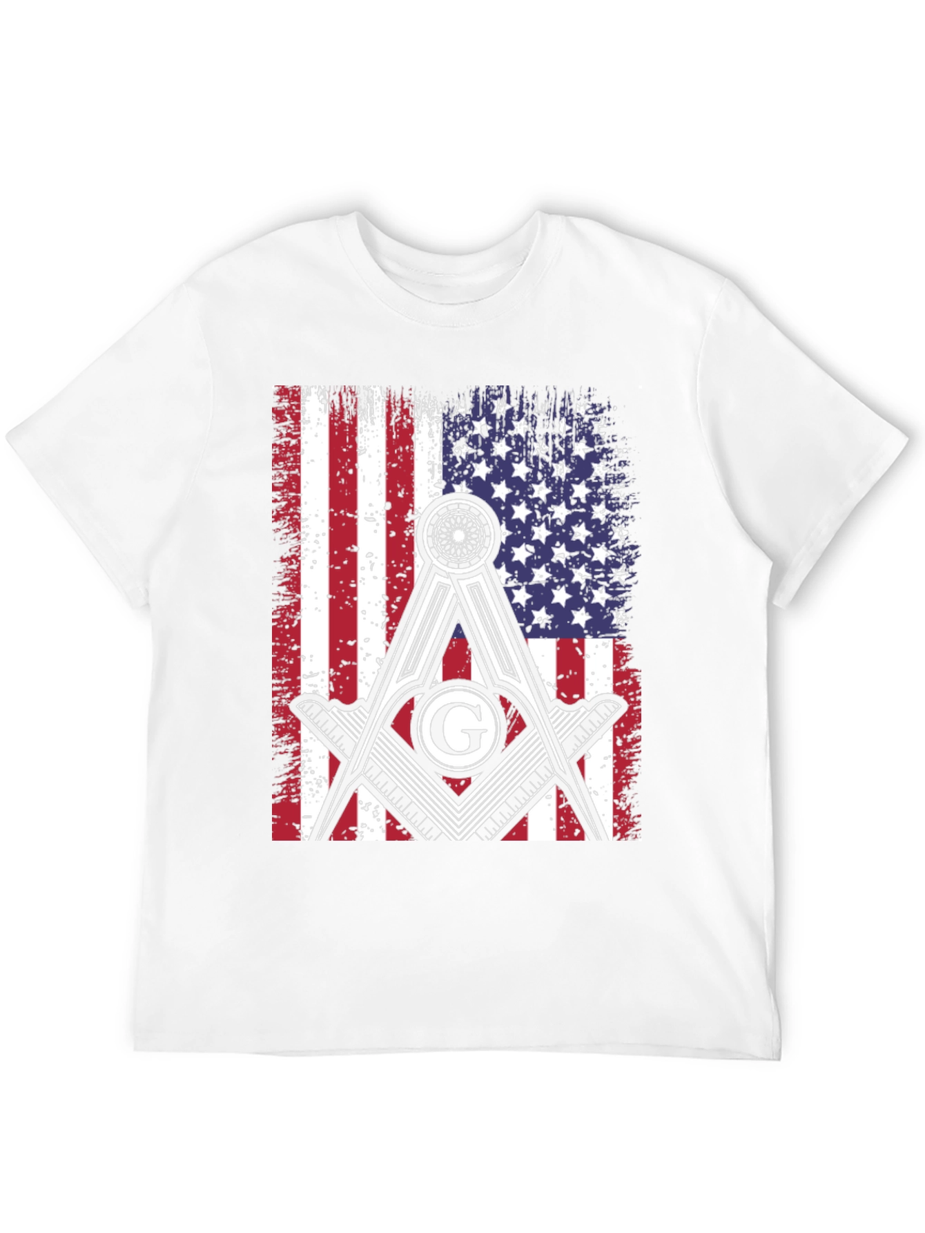 Masonic USA Flag T-Shirt