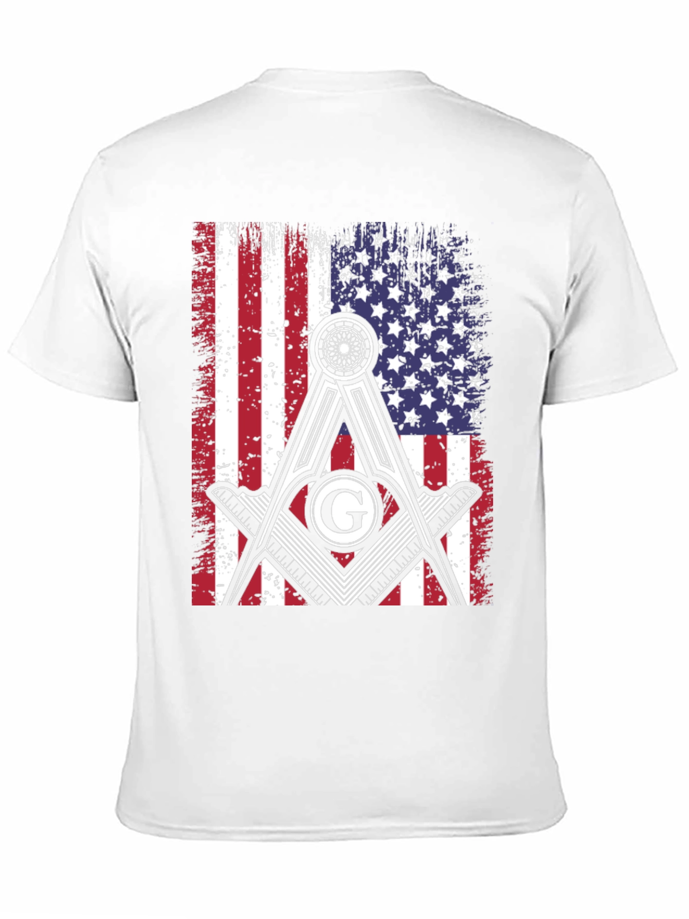 Masonic USA Flag T-Shirt
