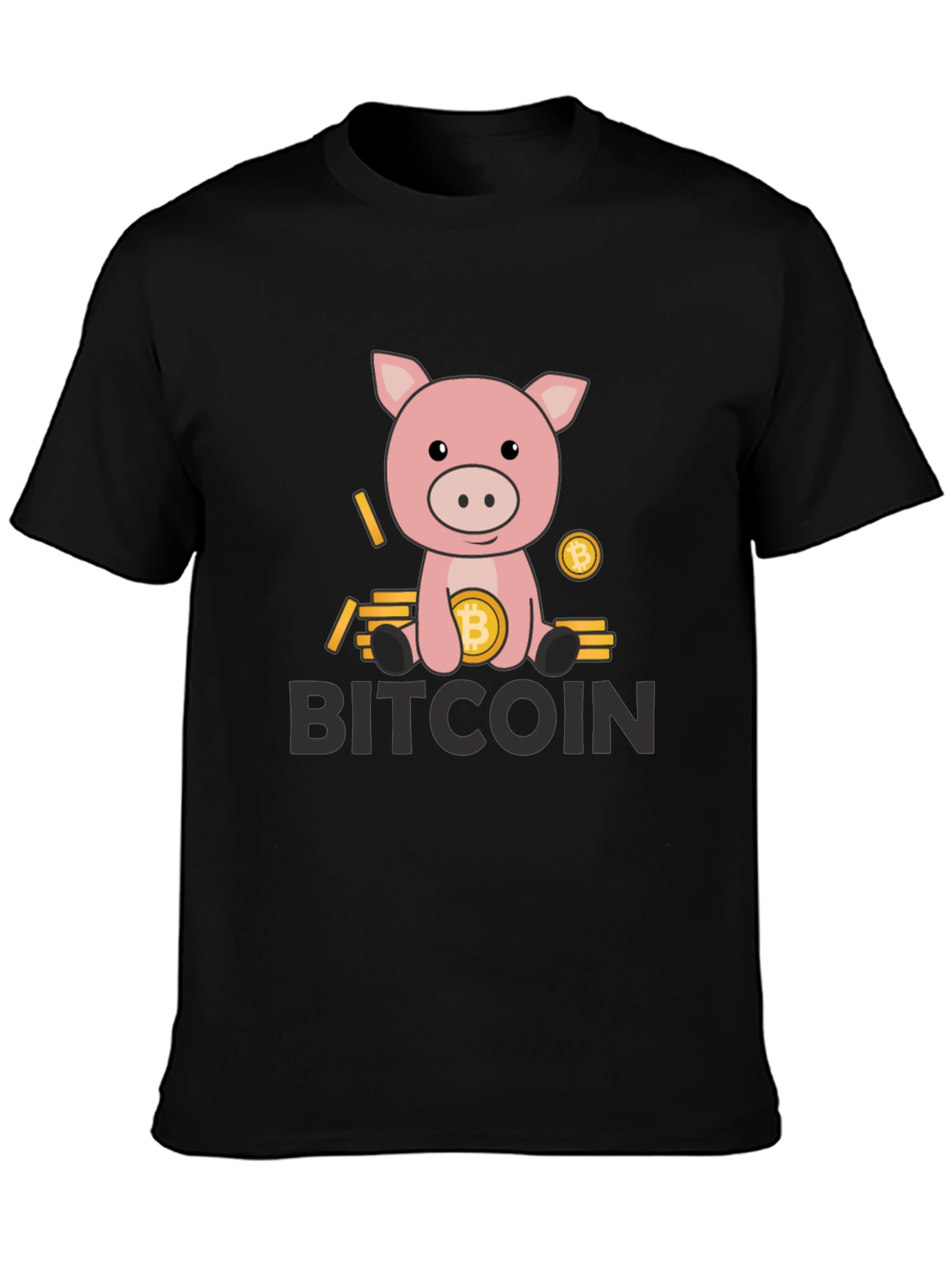 Bitcoin Piggy Bank Tee - Crypto Currency T-Shirt