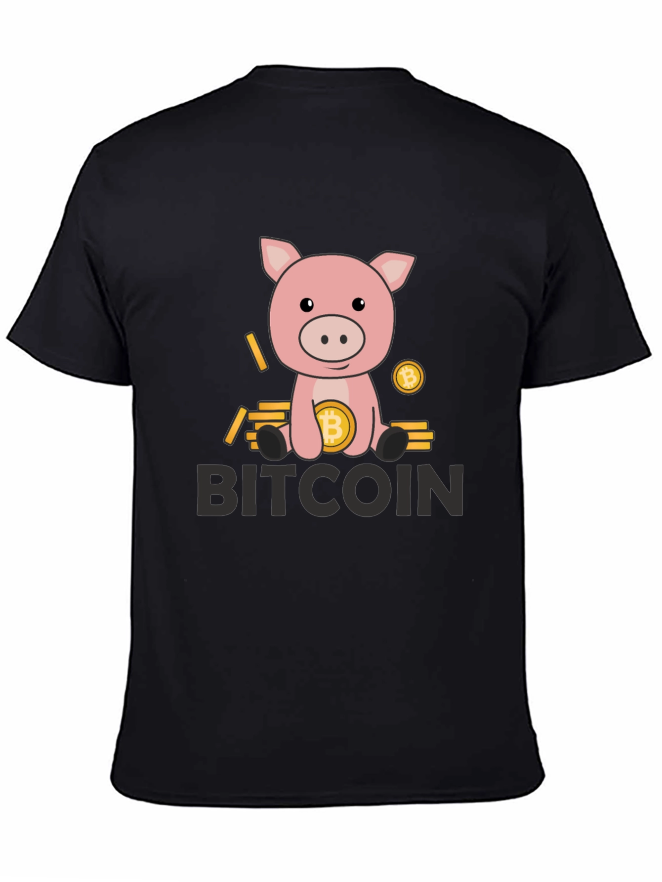 Bitcoin Piggy Bank Tee - Crypto Currency T-Shirt