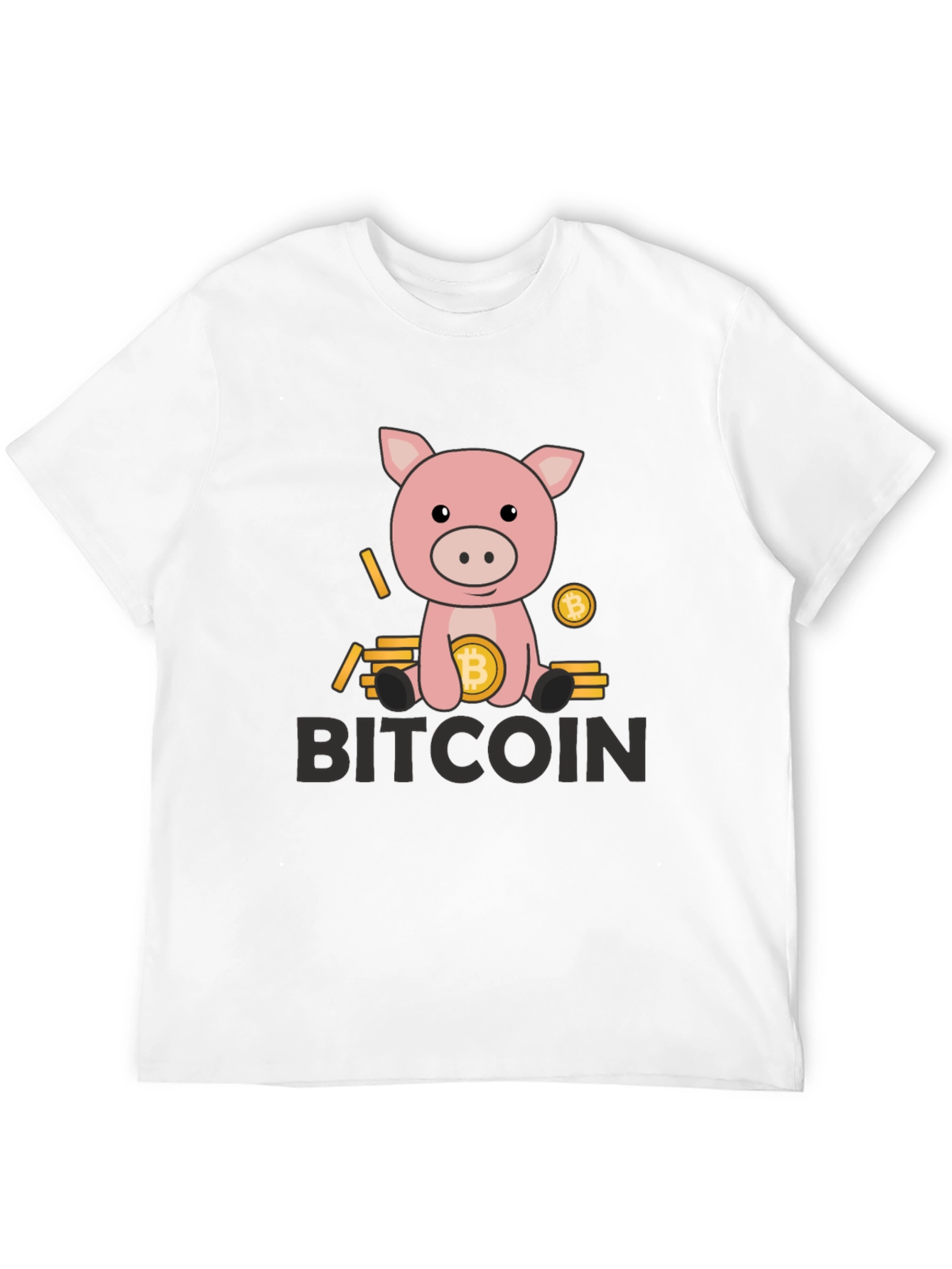 Bitcoin Piggy Bank Tee - Crypto Currency T-Shirt