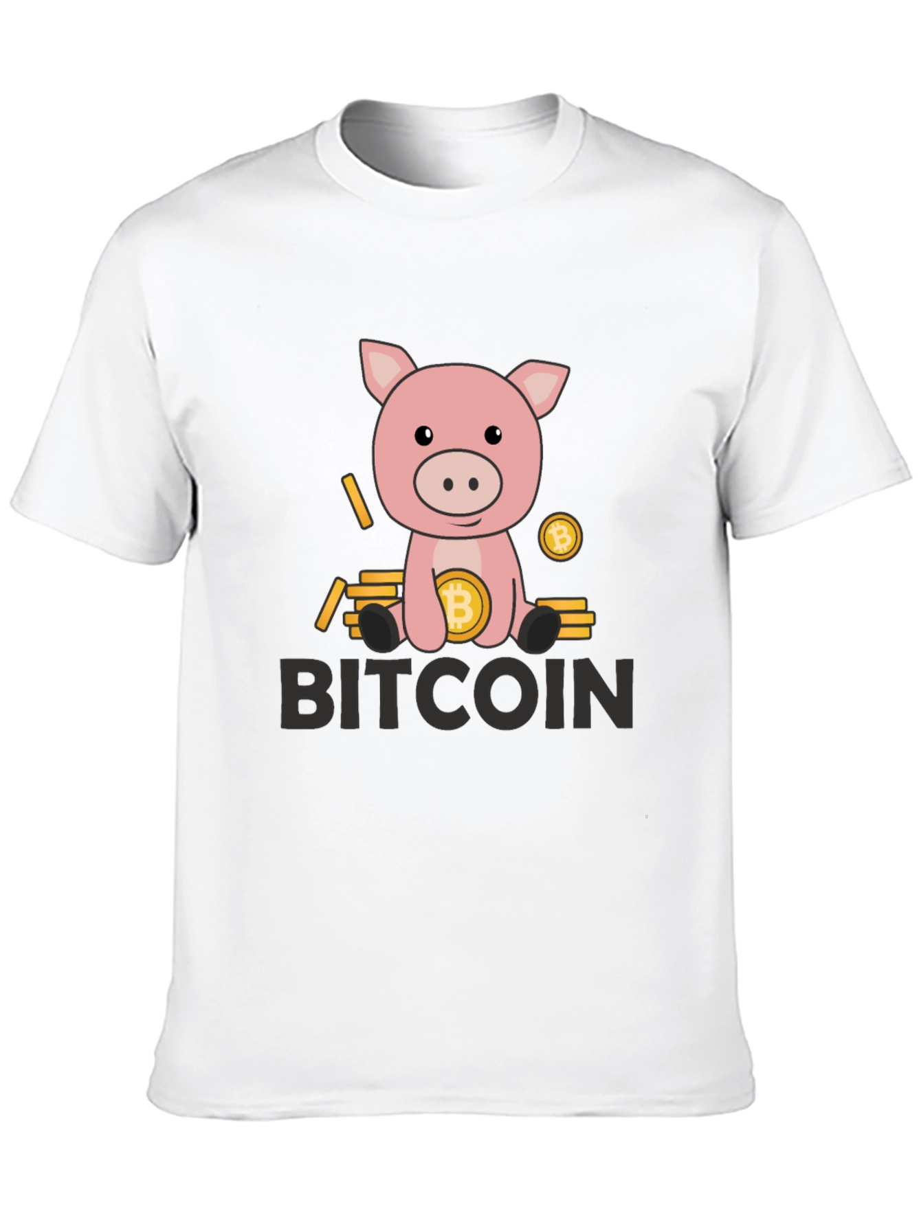 Bitcoin Piggy Bank Tee - Crypto Currency T-Shirt