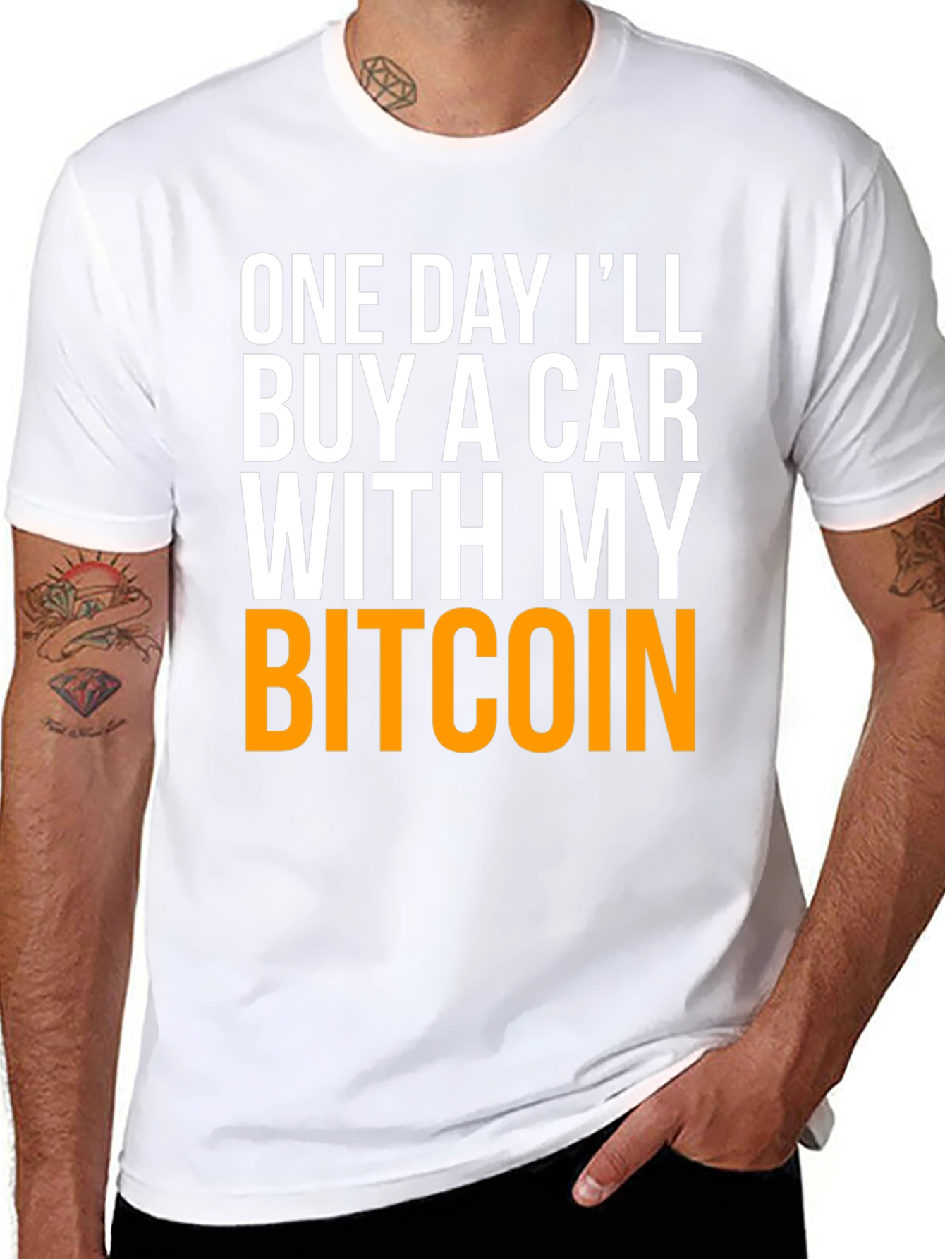 Bitcoin Car T-Shirt