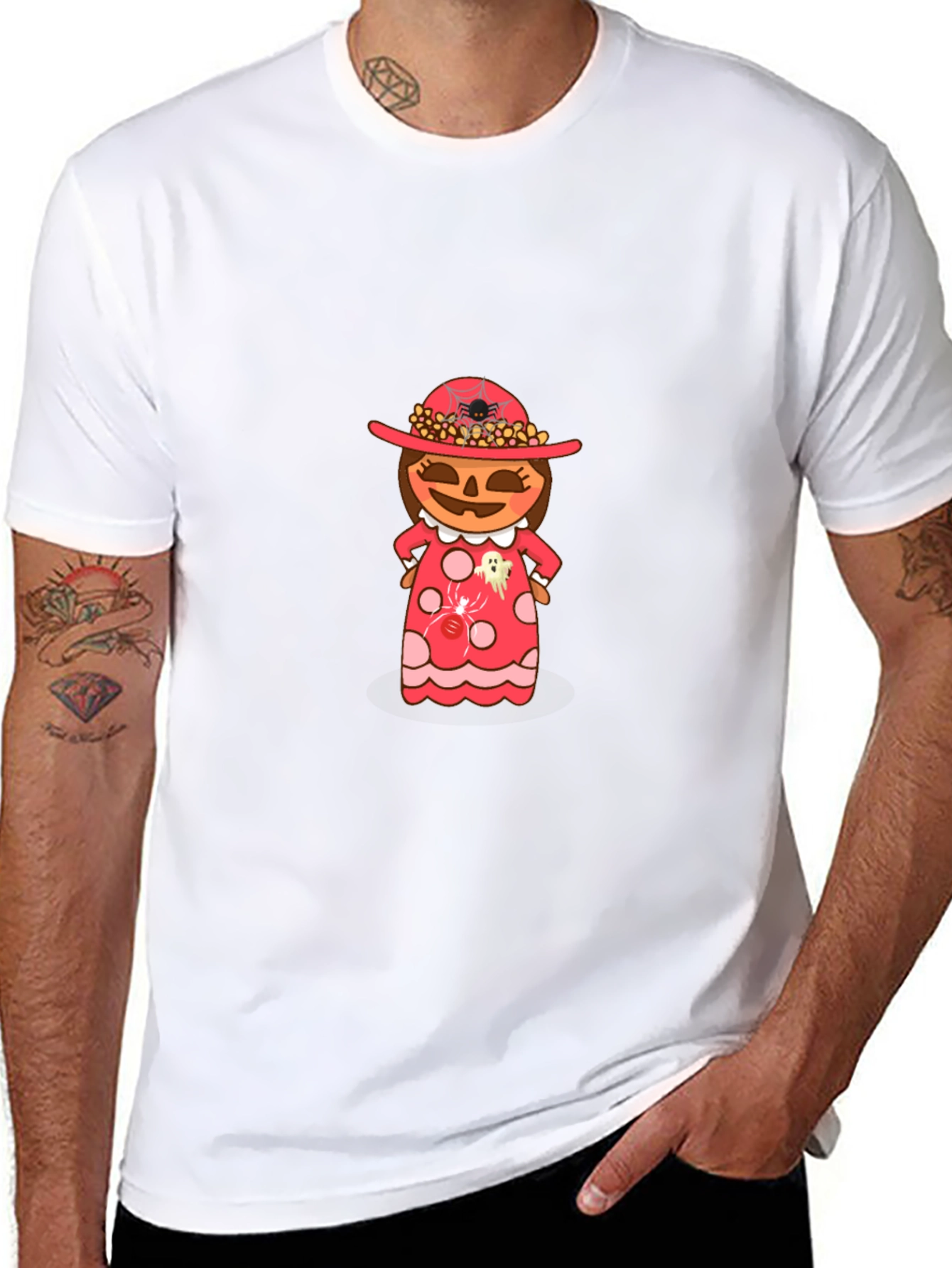 Halloween Pumpkin Girl T-Shirt