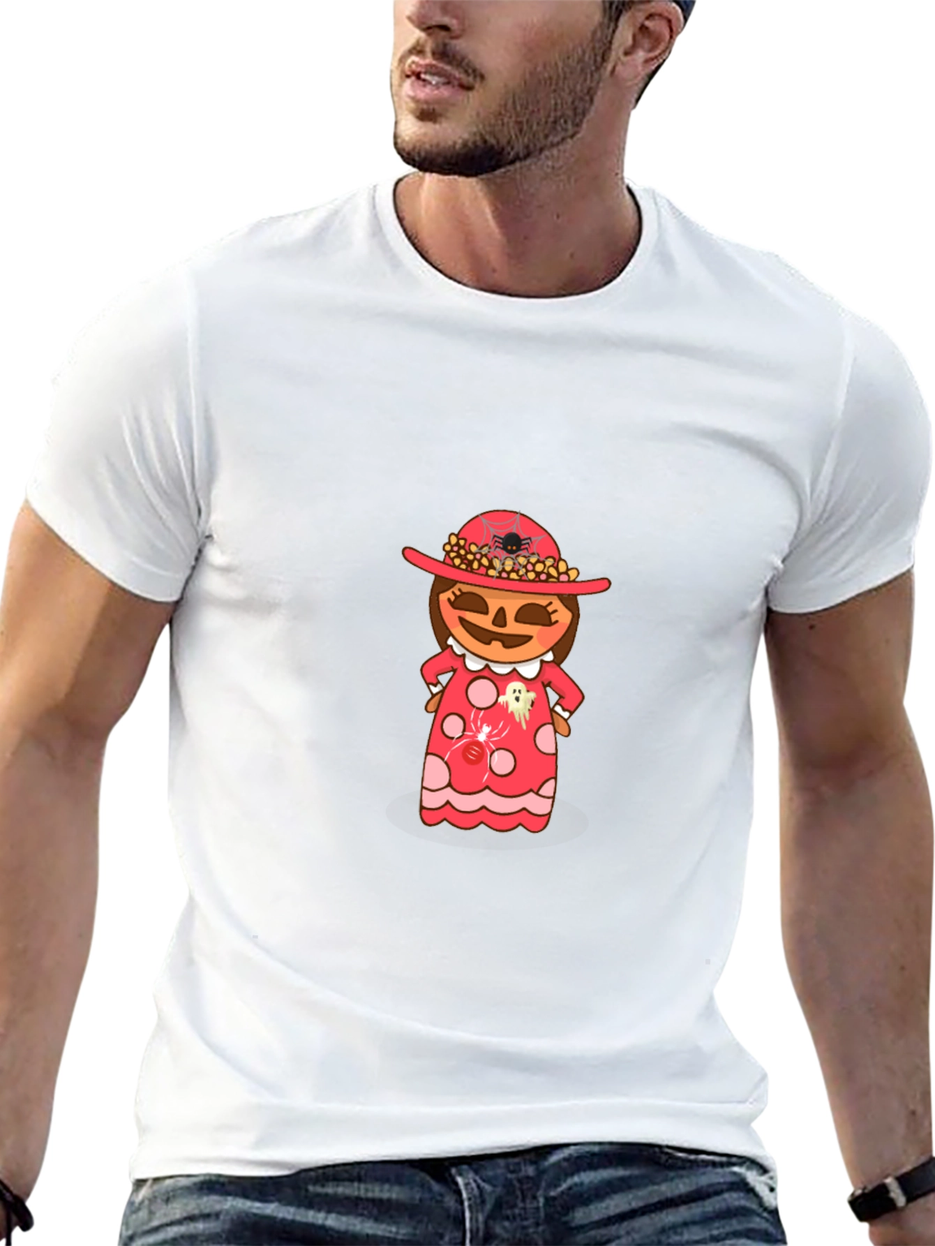 Halloween Pumpkin Girl T-Shirt