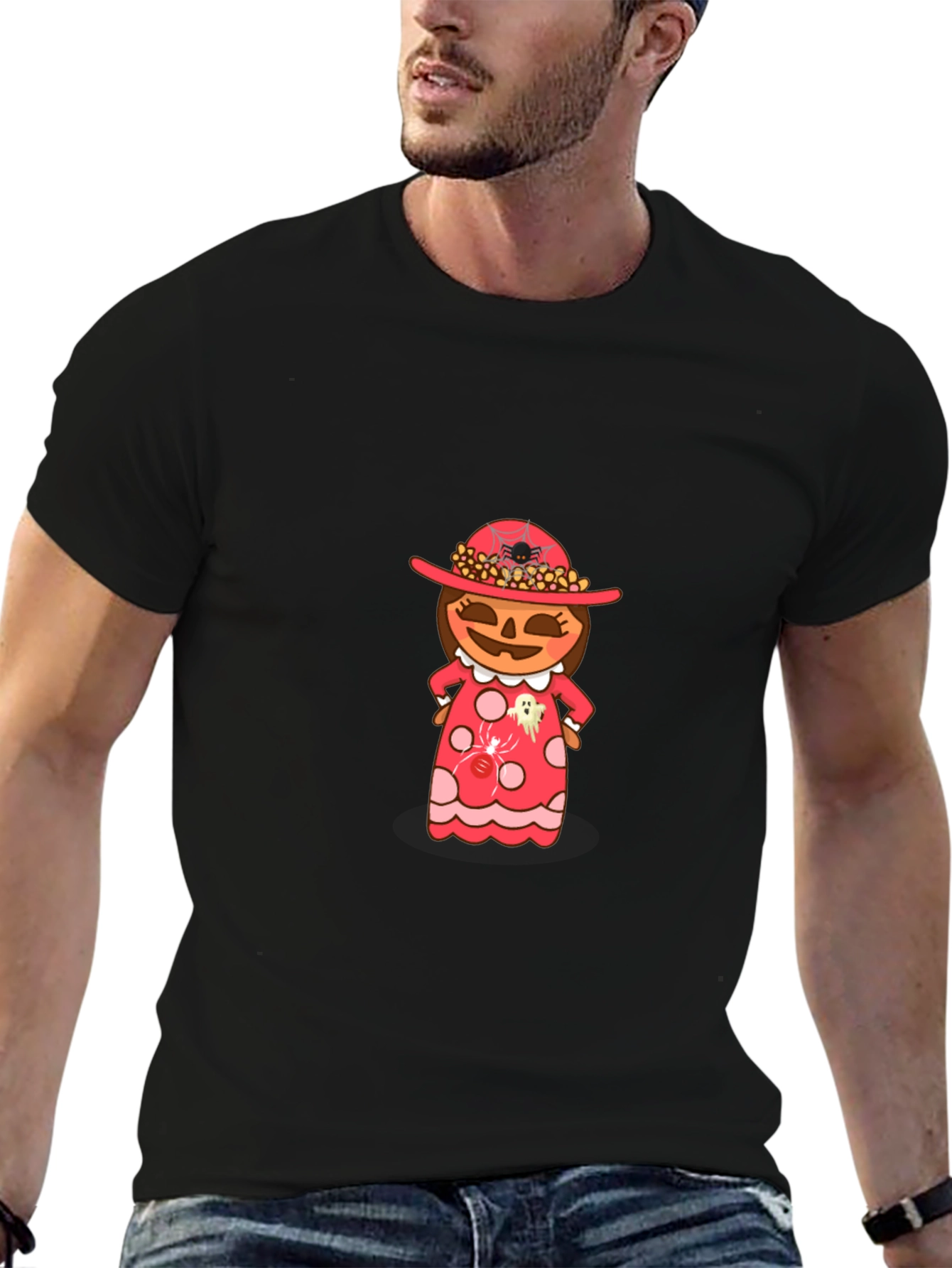 Halloween Pumpkin Girl T-Shirt