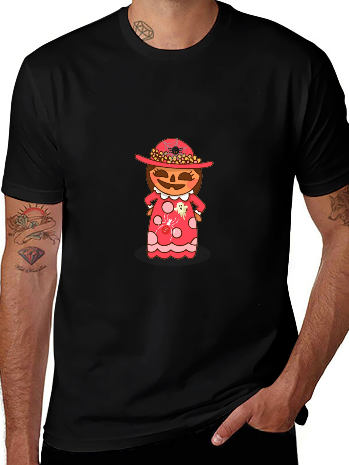Halloween Pumpkin Girl T-Shirt