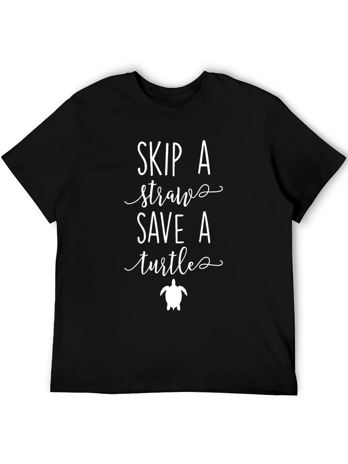 Skip A Straw Save Turtles Graphic Tee