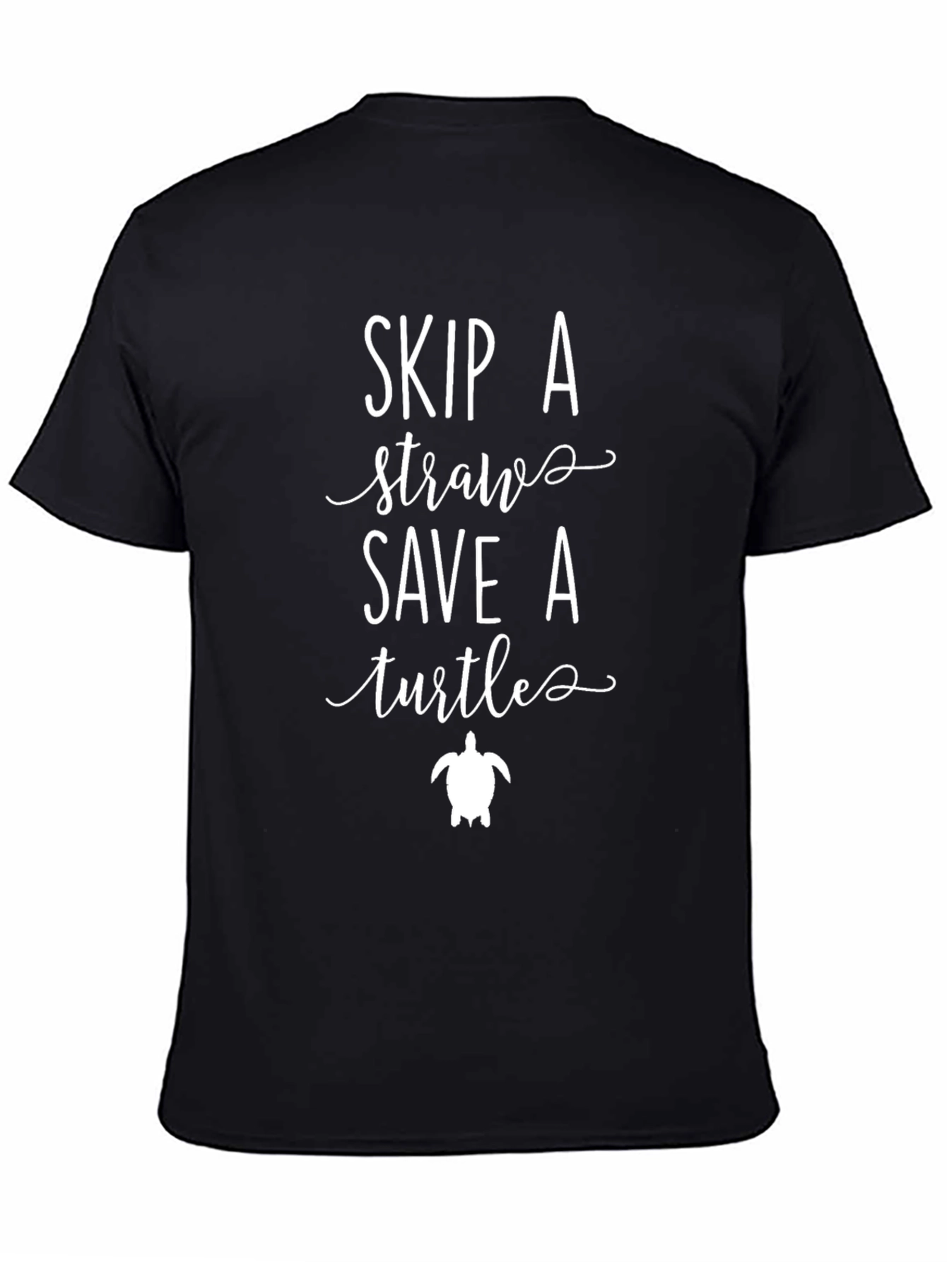 Skip A Straw Save Turtles Graphic Tee