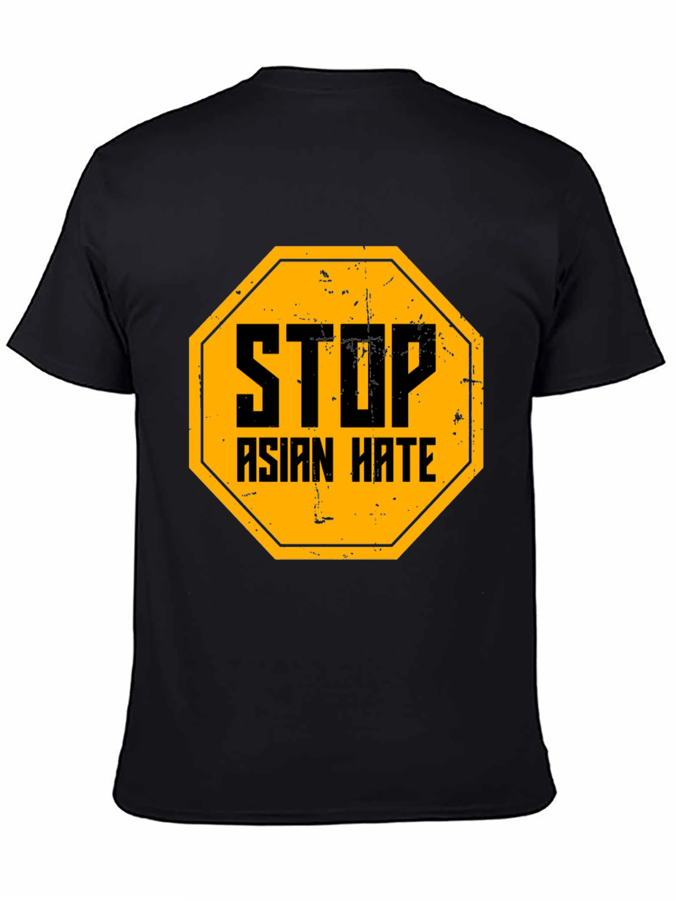 Stop Asian Hate Black Graphic Tee