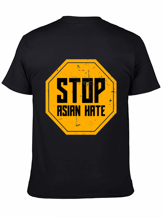 Stop Asian Hate Black Graphic Tee