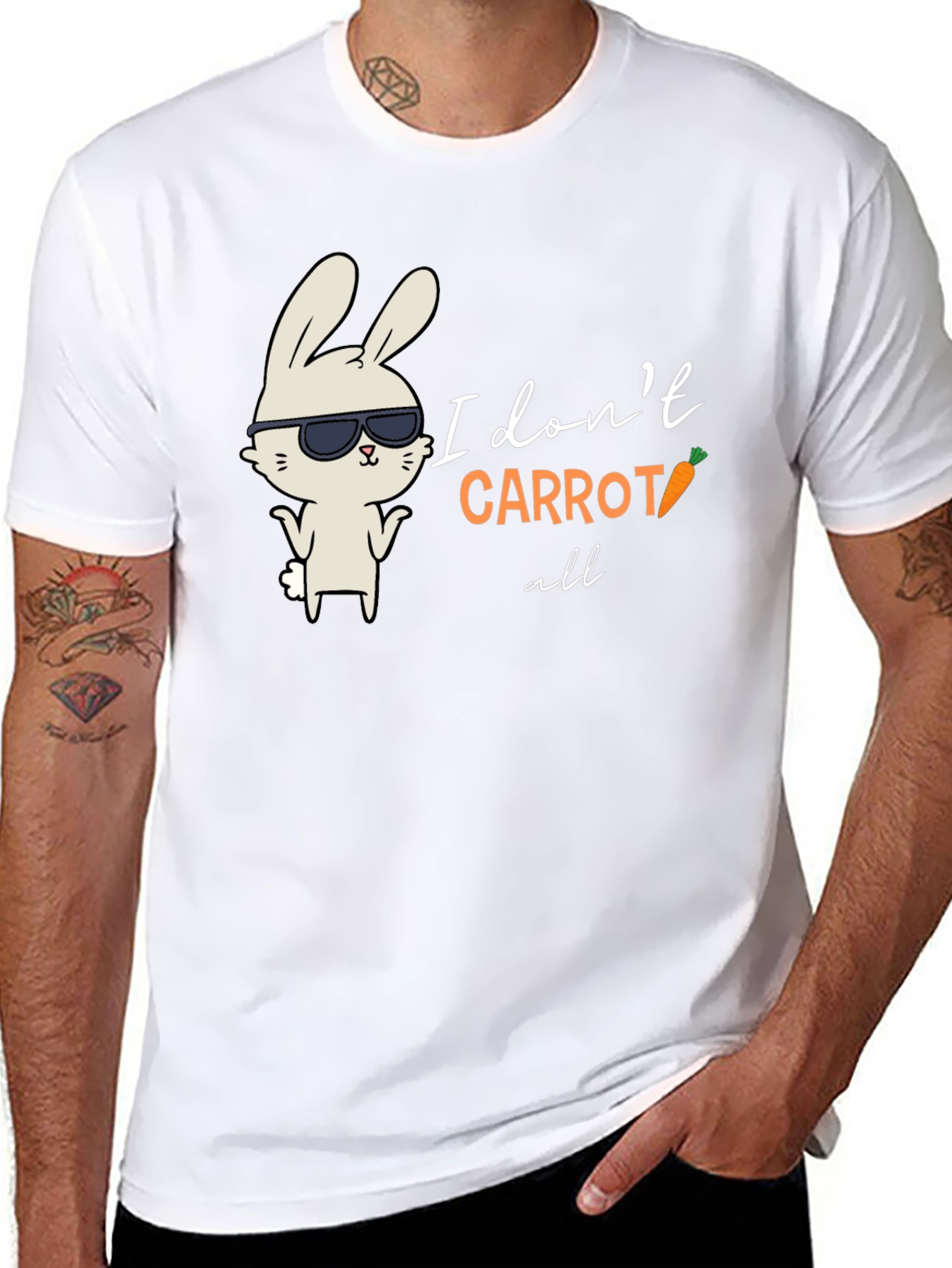 I Dont Carrot All Funny Easter T-Shirt