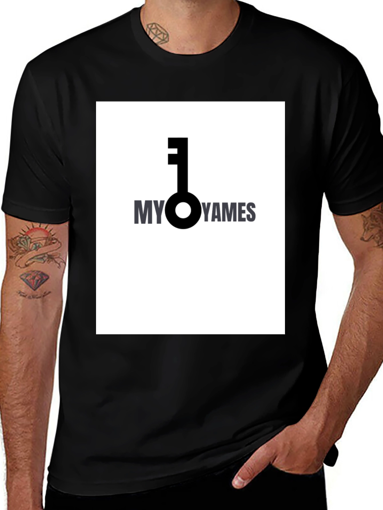 Unlock Your Style: MY Key YAMES T-Shirt