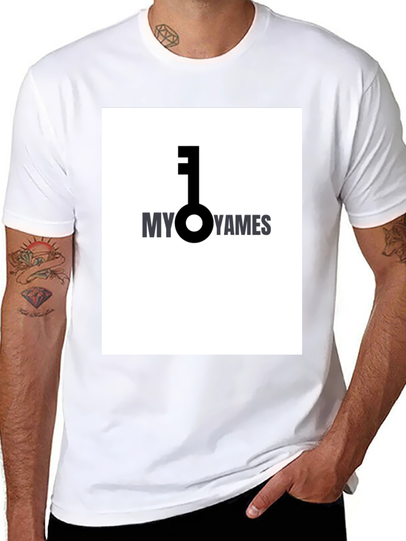 Unlock Your Style: MY Key YAMES T-Shirt