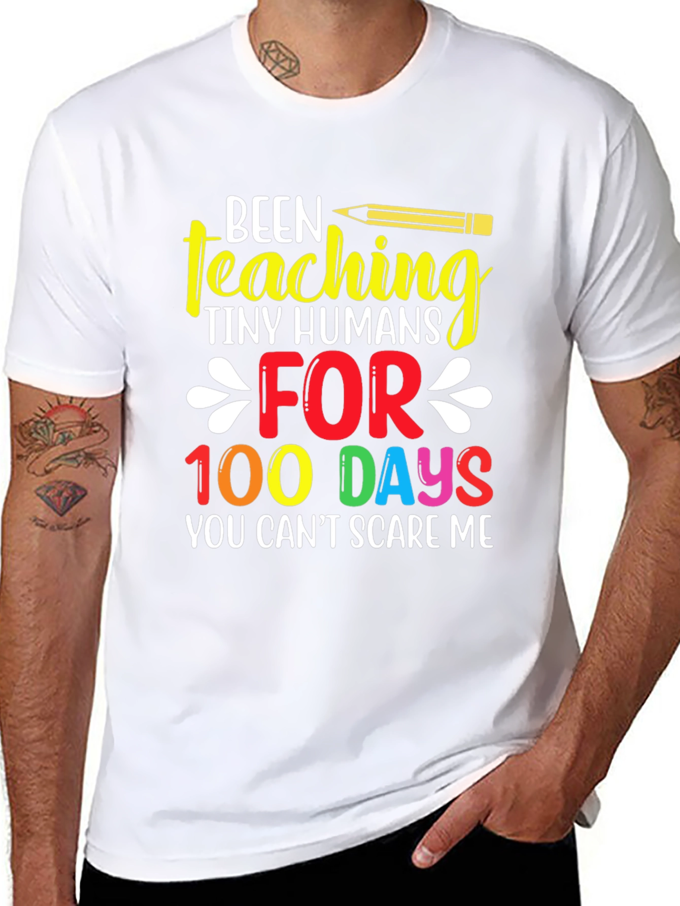 Teacher 100 Days School T-Shirt