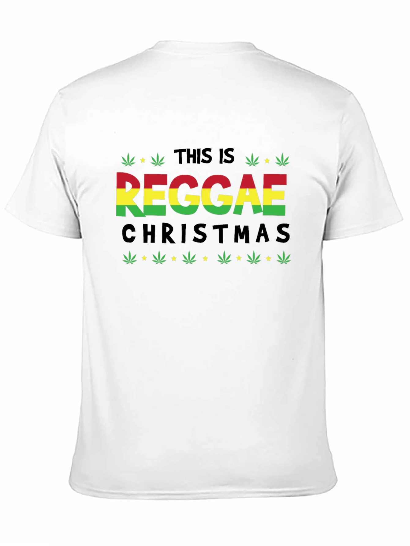 Reggae Christmas Graphic T-Shirt - Festive Holiday Style