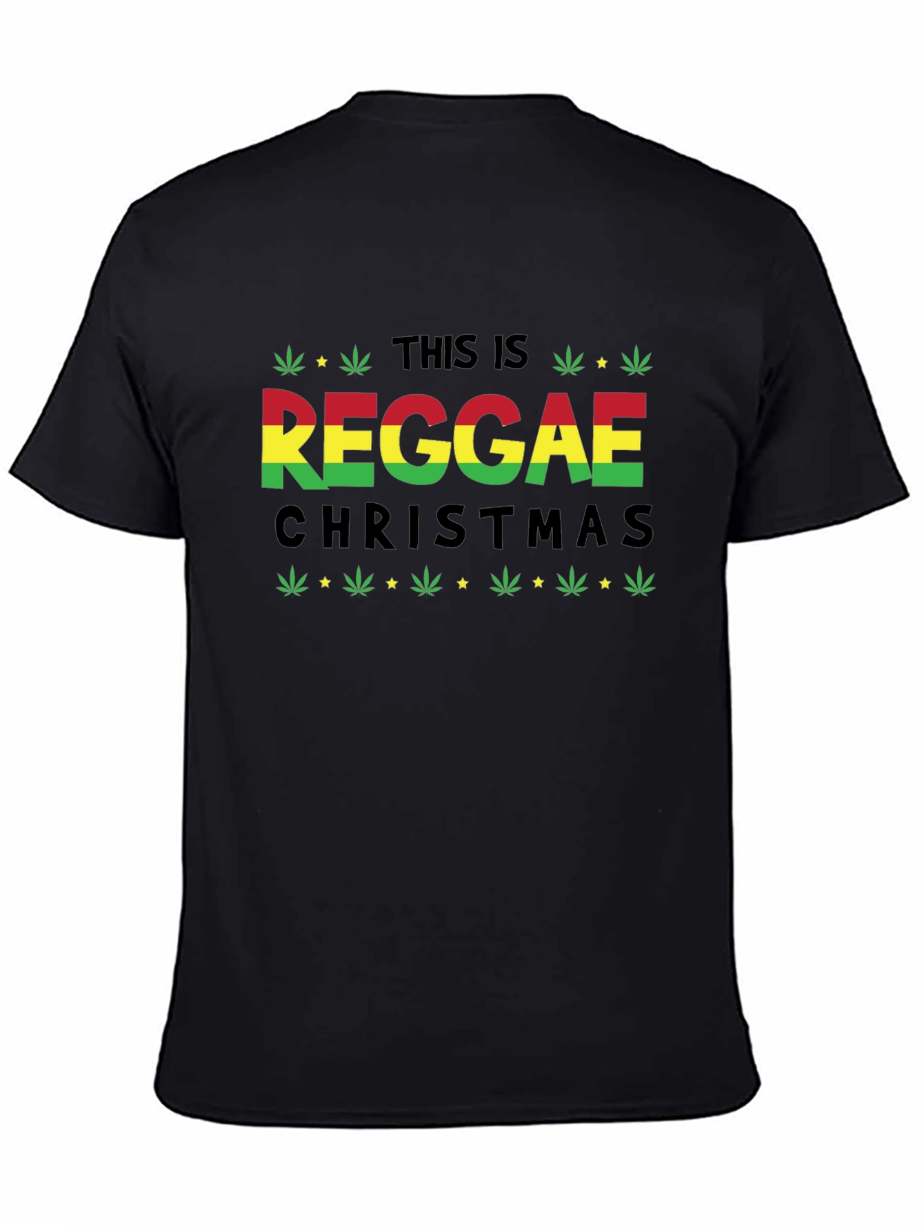 Reggae Christmas Graphic T-Shirt - Festive Holiday Style