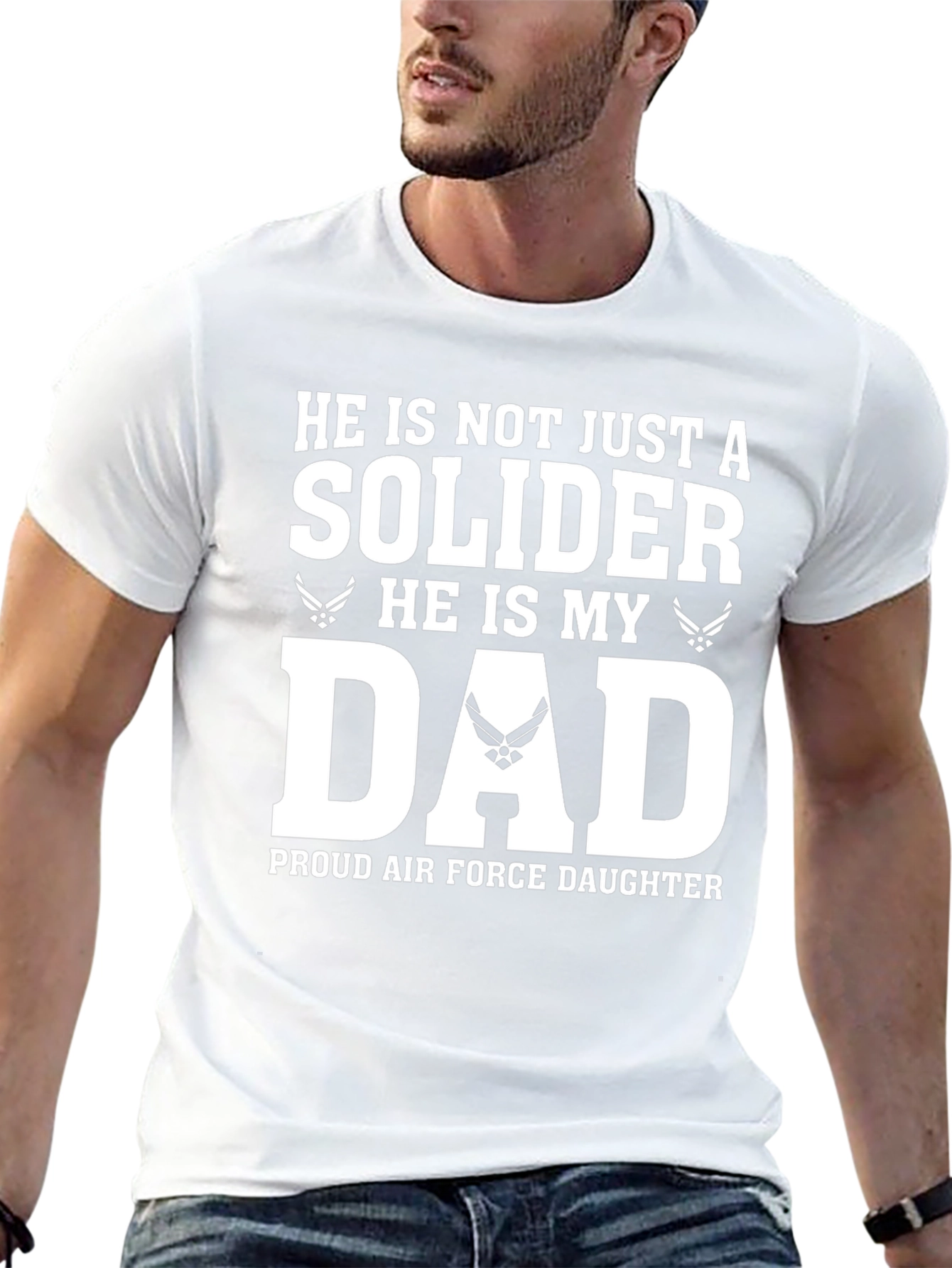 Proud Air Force Dad Daughter T-Shirt