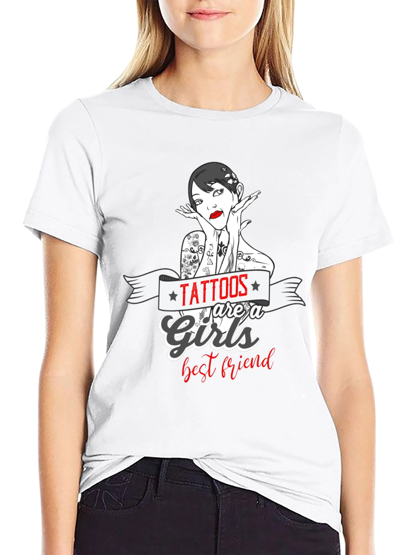 Tattoos are a Girls Best Friend Graphic Tee