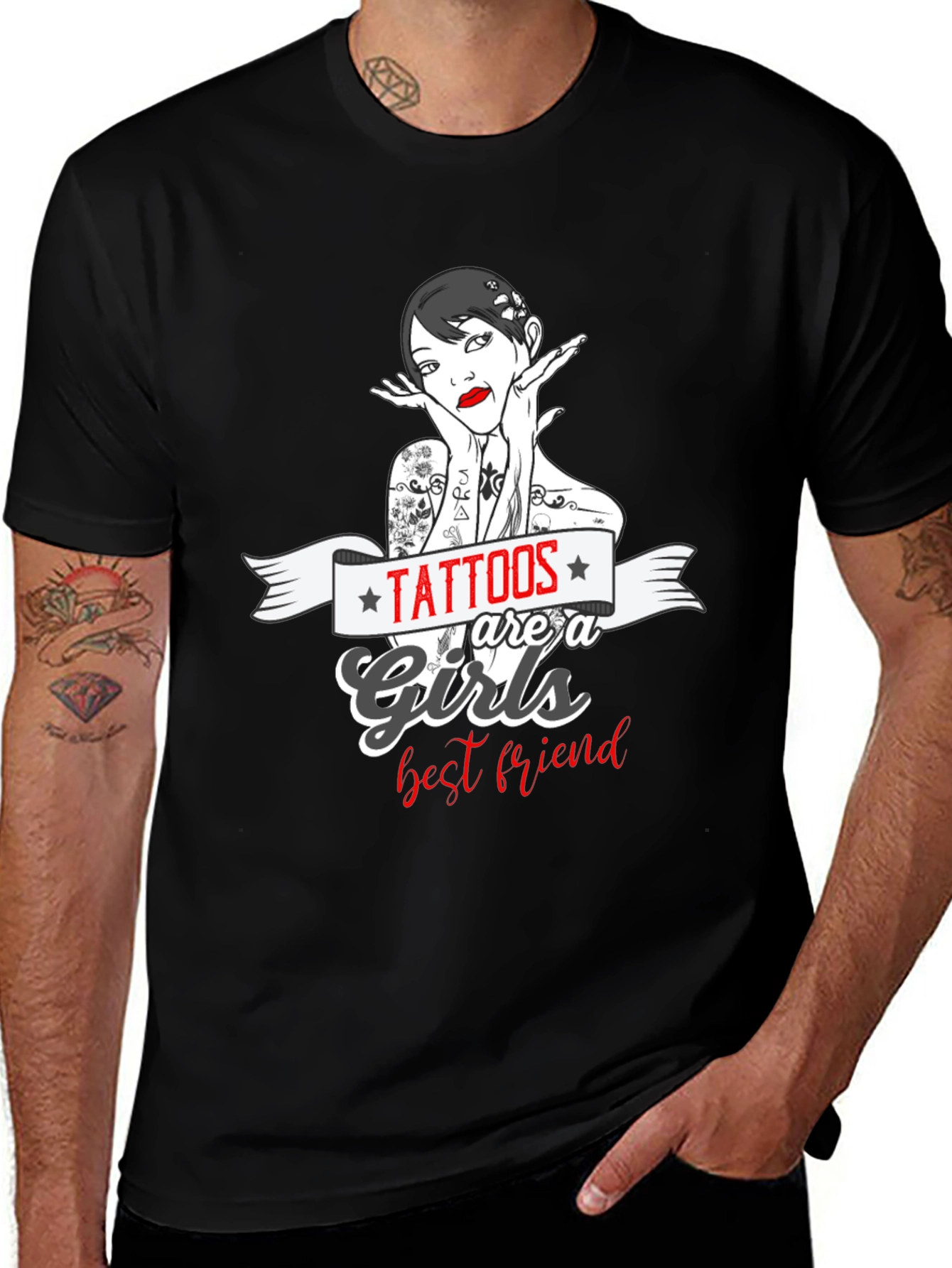 Tattoos are a Girls Best Friend Graphic Tee