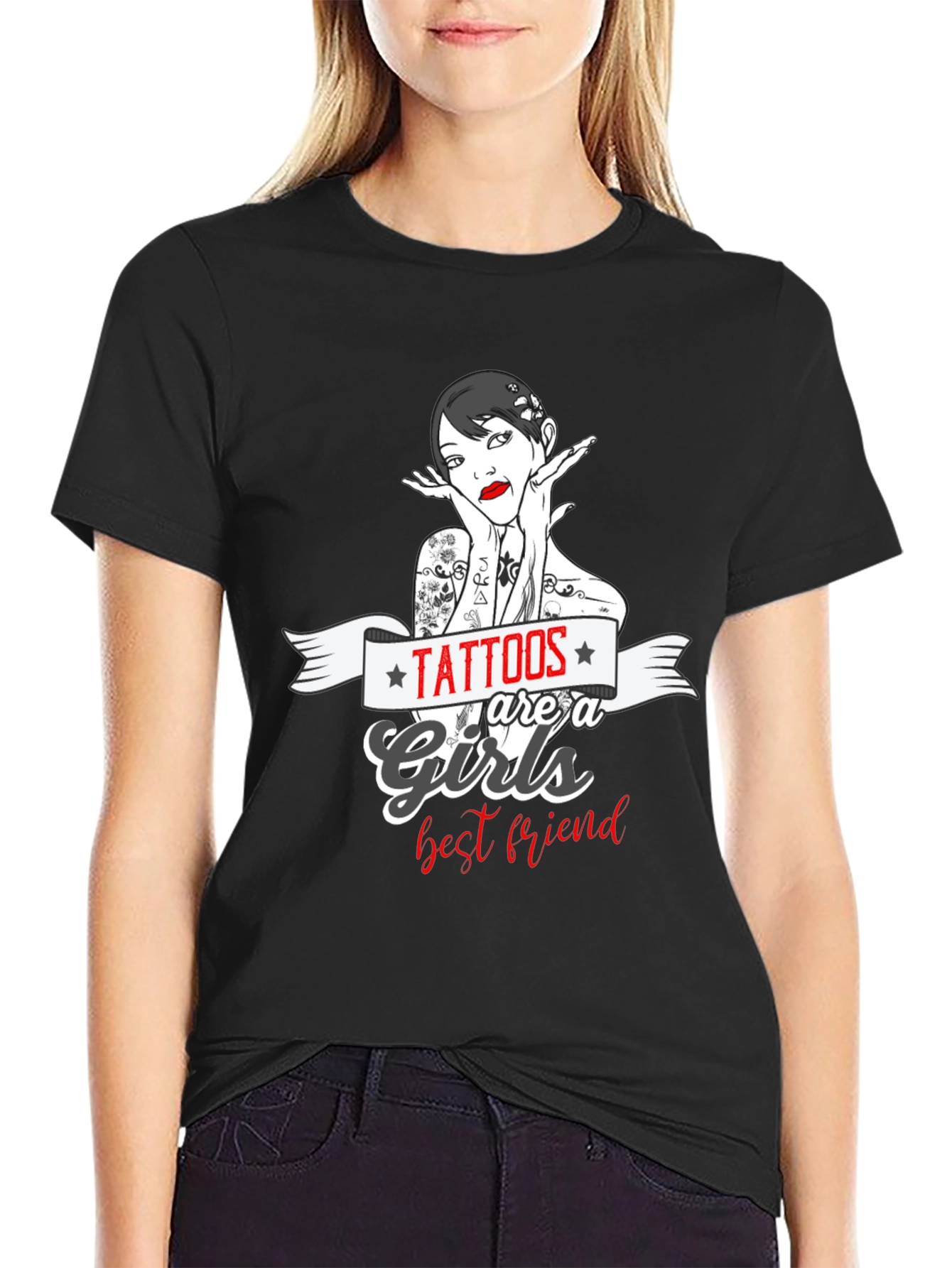 Tattoos are a Girls Best Friend Graphic Tee