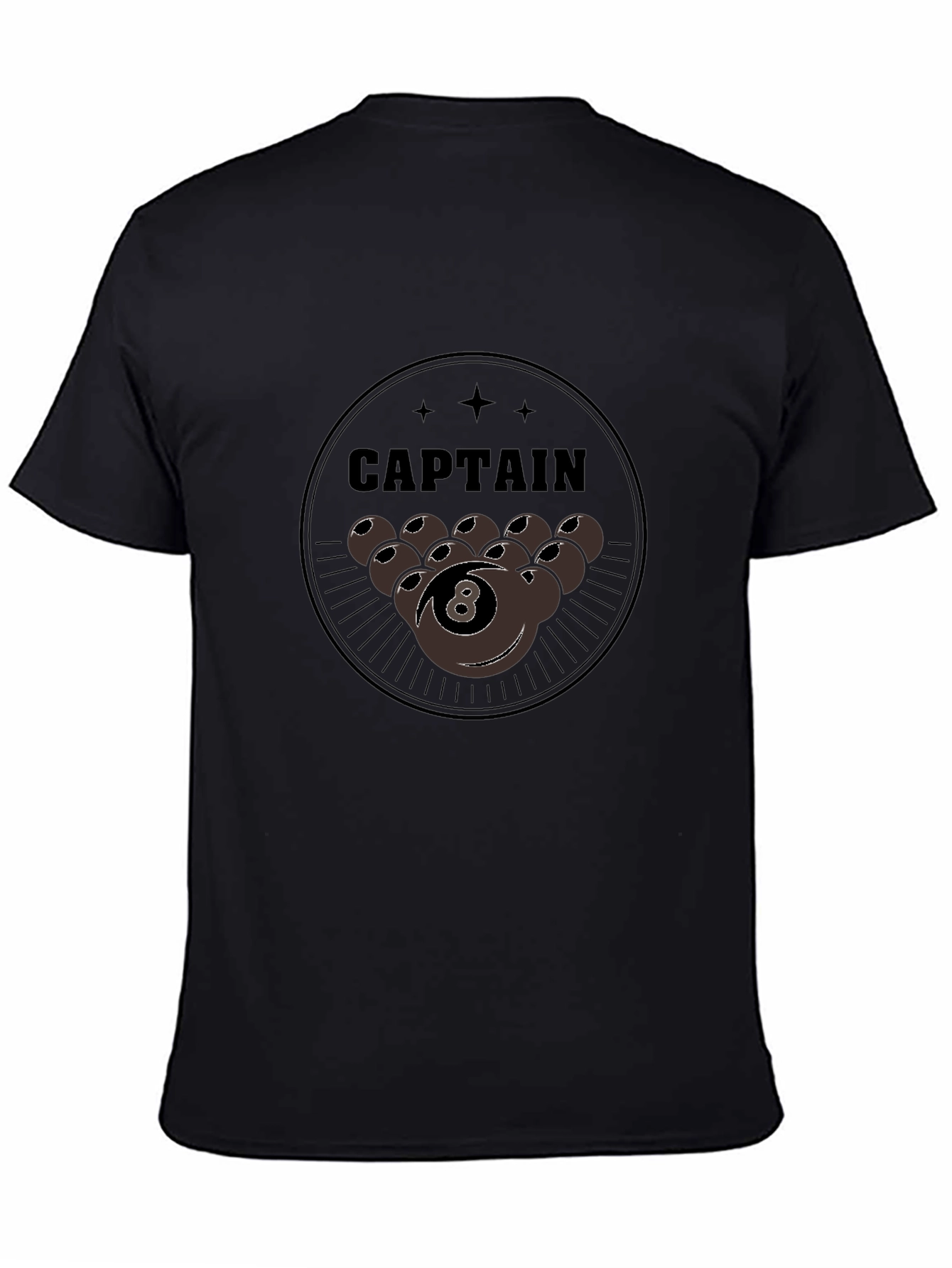 Captain 8-Ball Graphic T-Shirt - Billiards