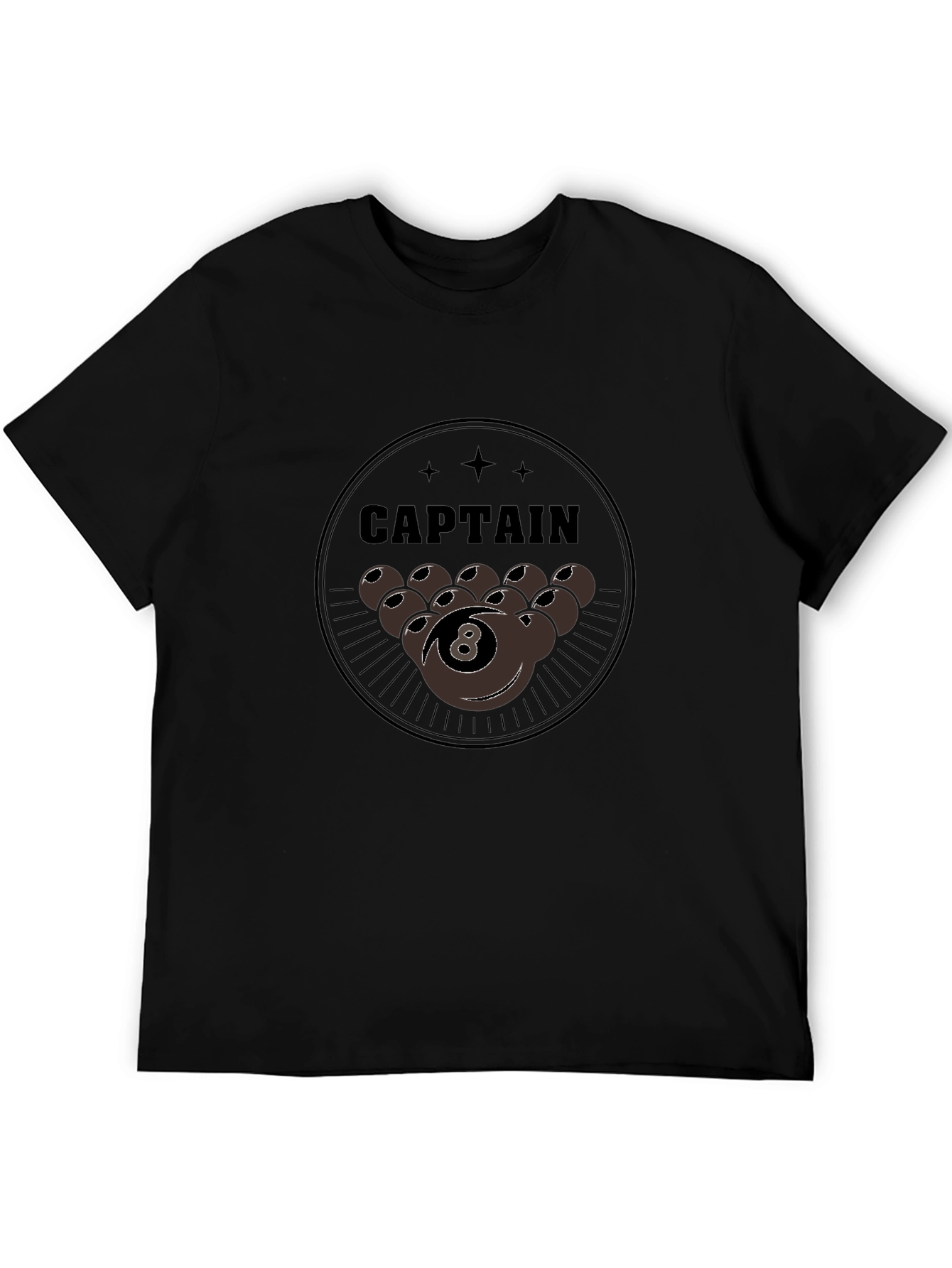 Captain 8-Ball Graphic T-Shirt - Billiards