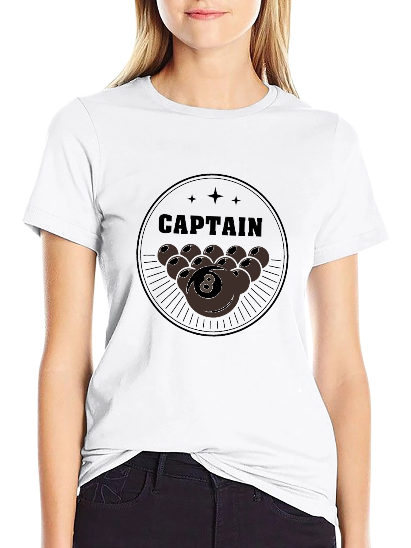 Captain 8-Ball Graphic T-Shirt - Billiards
