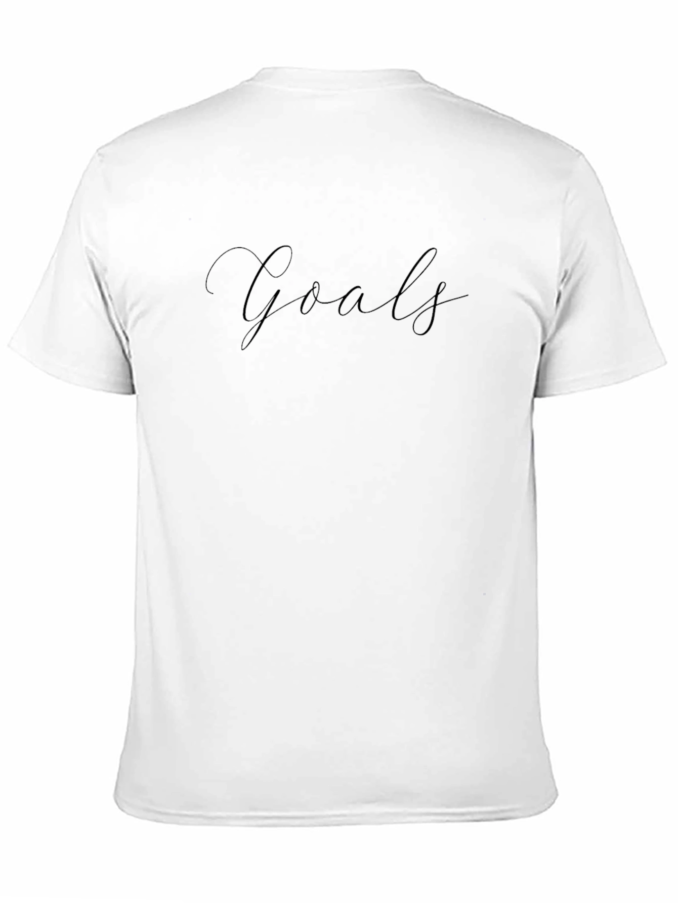 Goals Black T-Shirt - Stylish Statement Tee