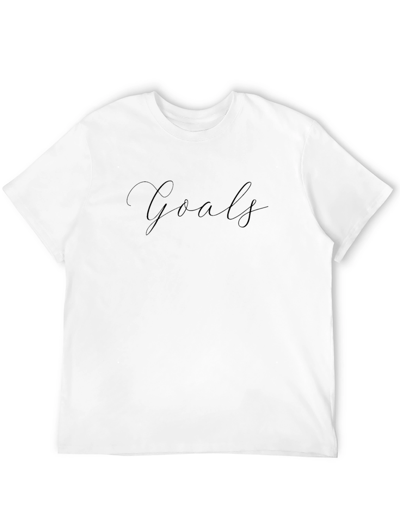 Goals Black T-Shirt - Stylish Statement Tee