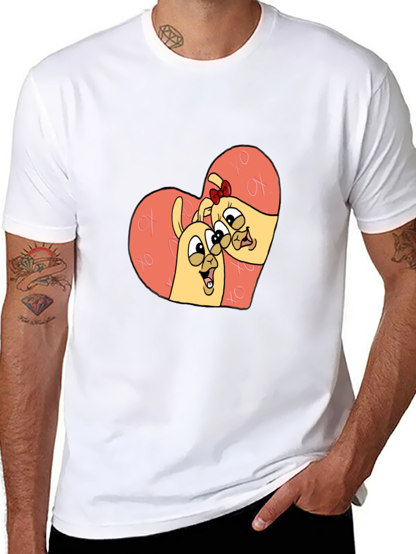 Llama Love Black T-Shirt