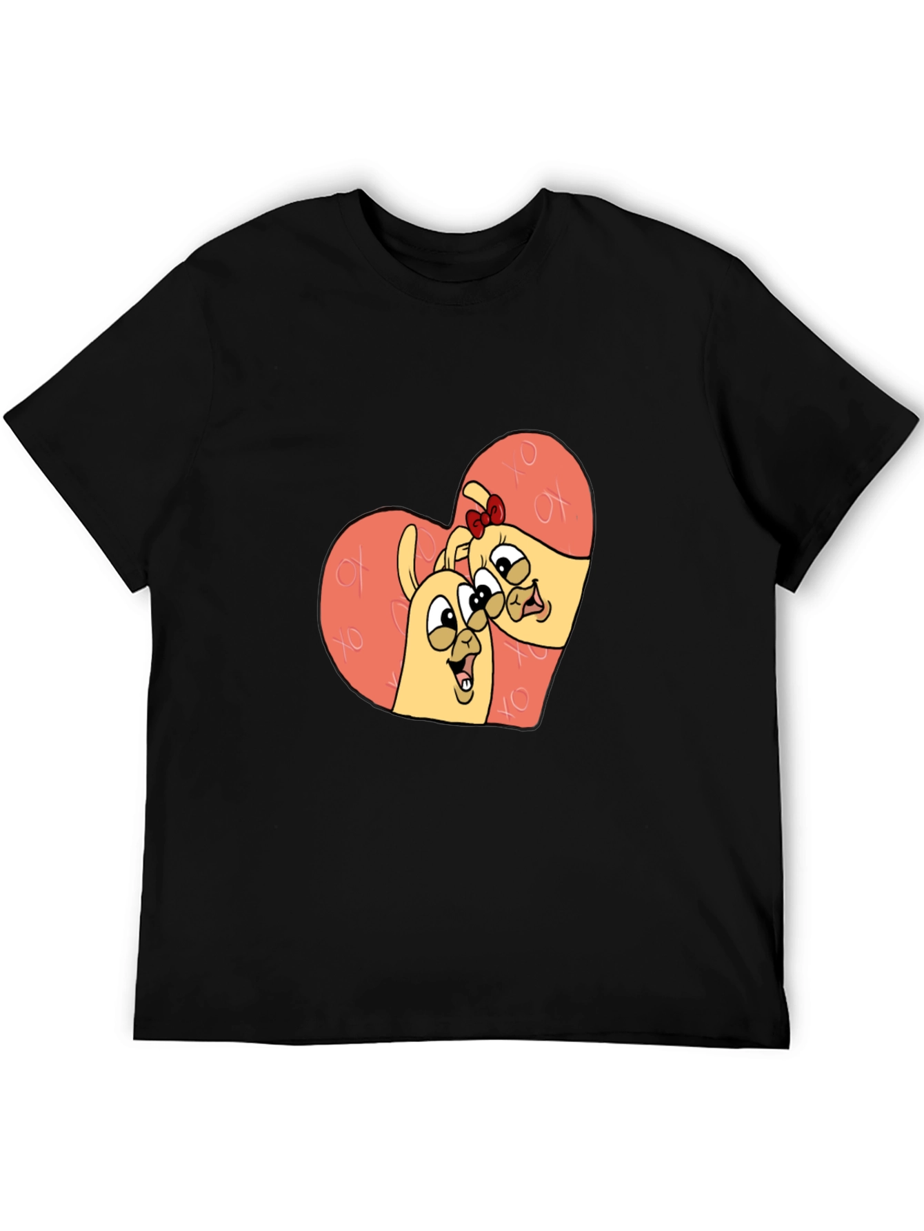 Llama Love Black T-Shirt