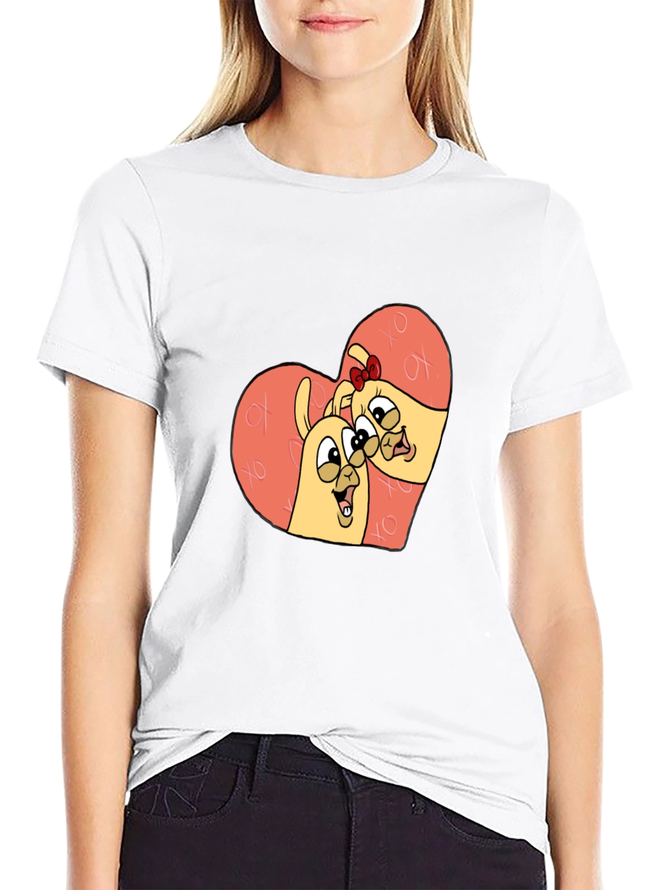 Llama Love Black T-Shirt
